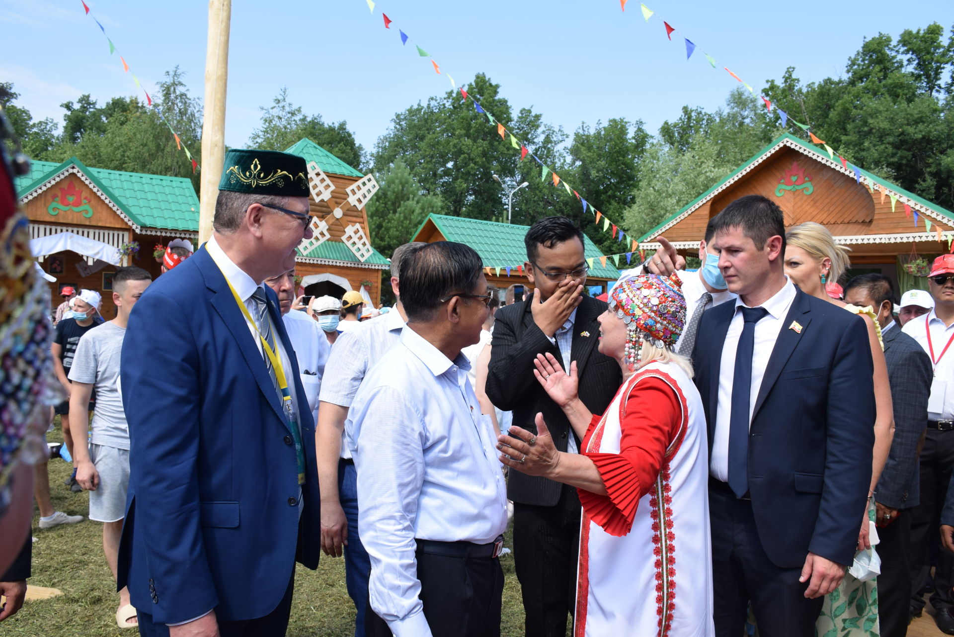 Нурлатское подворье на Казанском Сабантуе отличилось яркостью и массовостью