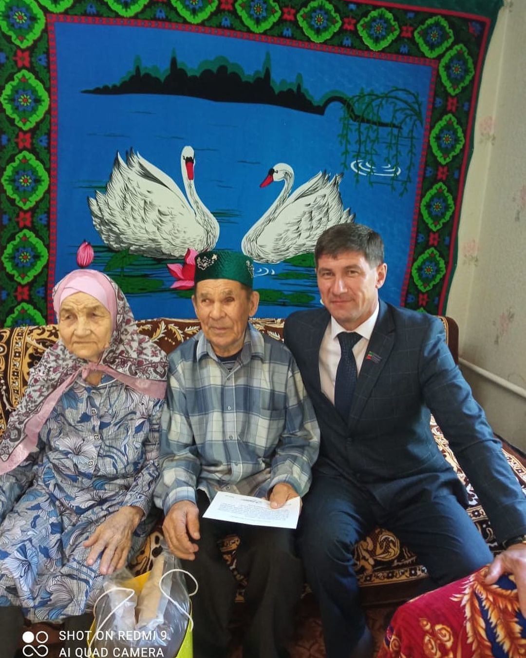 Житель Курманаева &nbsp;Миневали Шарафутдинов отмечает 90-летний юбилей