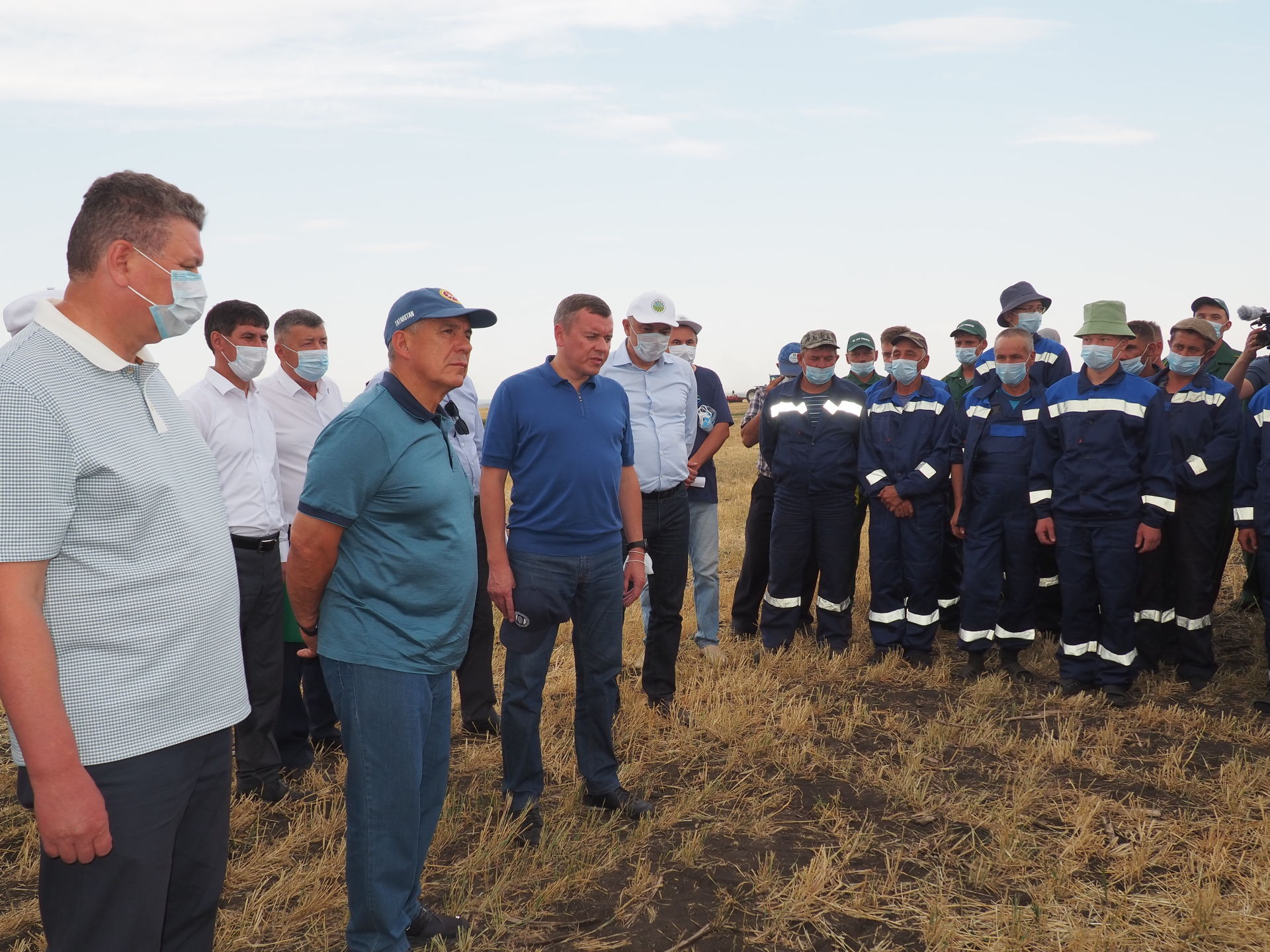 В Нурлат с рабочим визитом прибыл Президент Татарстана Рустам Минниханов