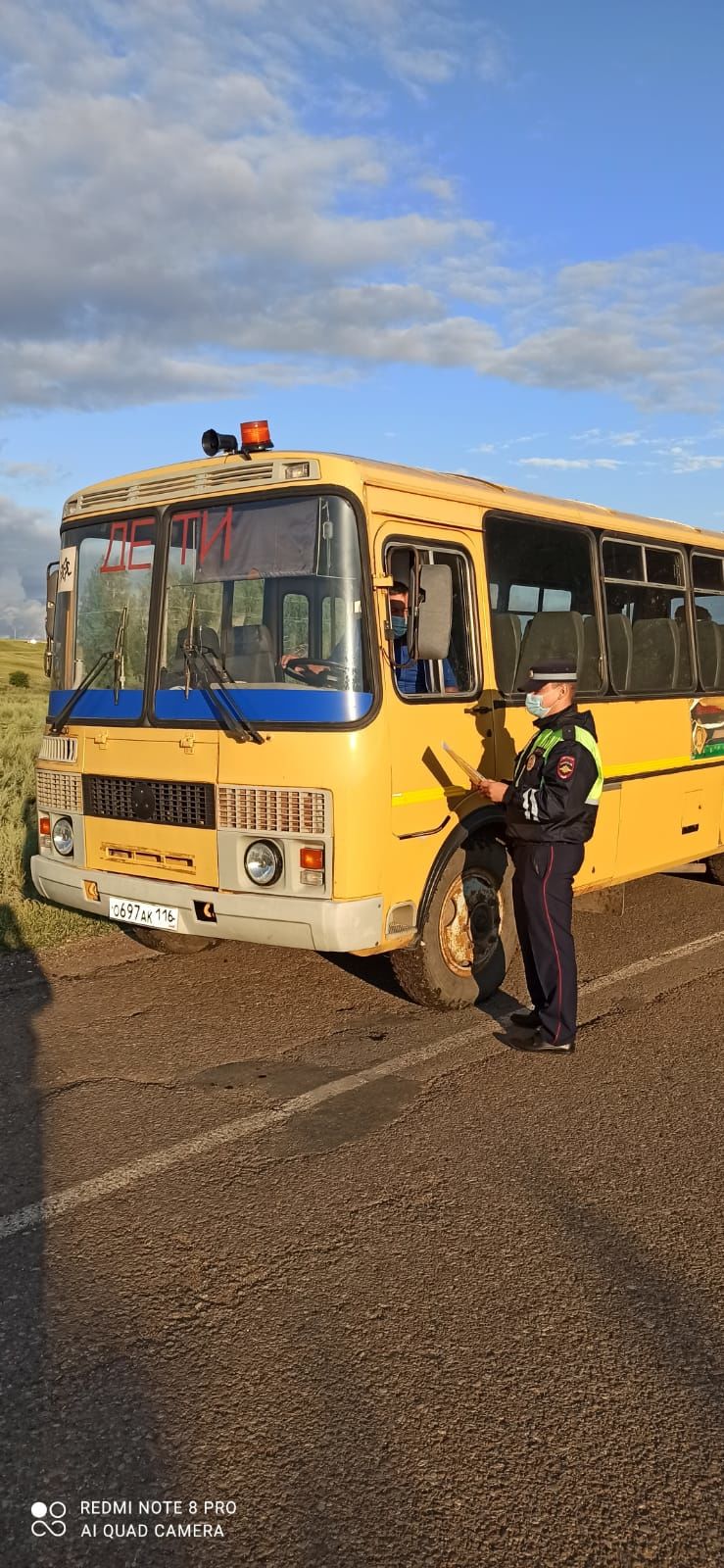 Школьные автобусы под особым вниманием нурлатских автоинспекторов