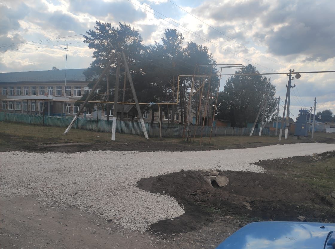 Кичкальнинцы тратят средства самообложения на ремонт дорог