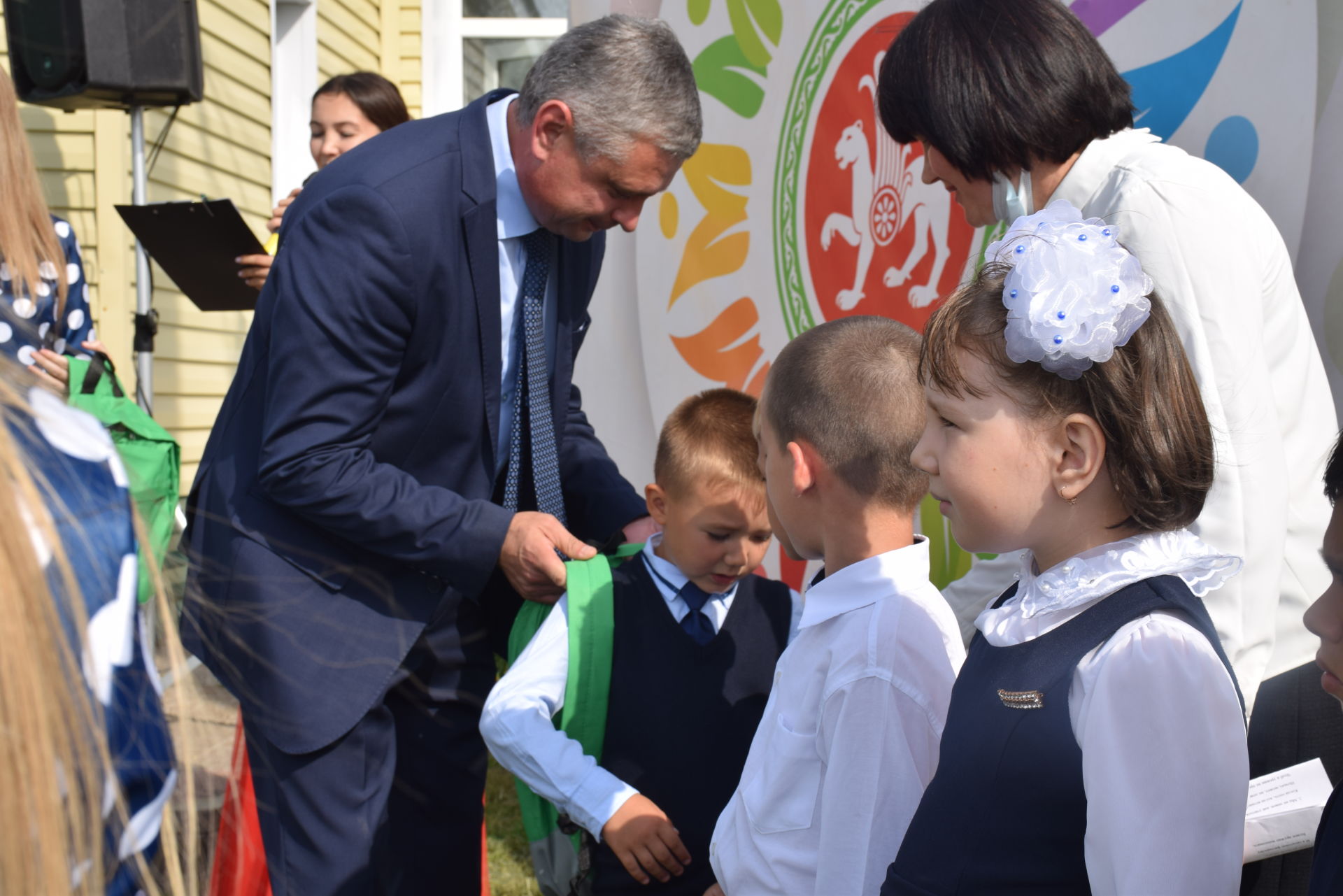 Ученики первого класса Чулпановской школы получили подарки