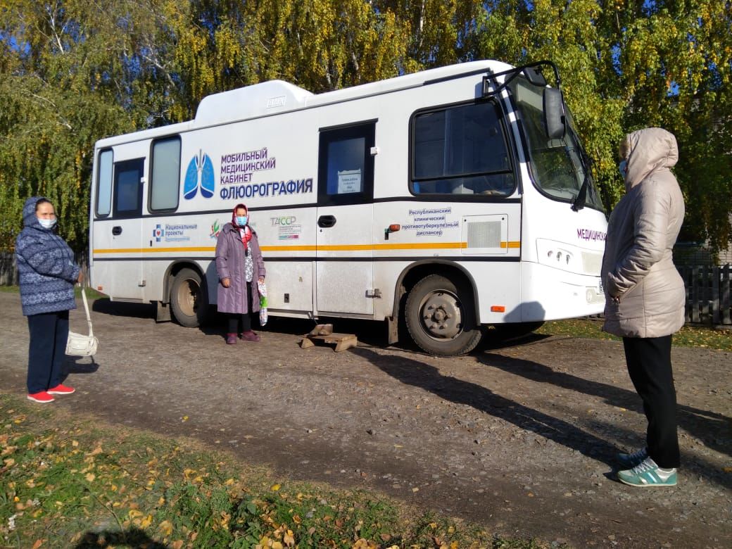 В села Нурлатского района приезжает мобильная флюорография
