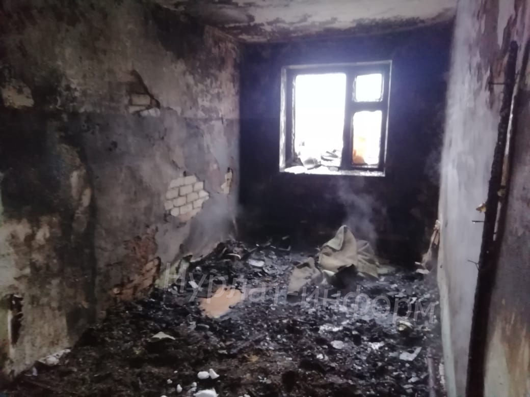 Пожар в селе Егоркино возник из-за нарушения правил пожарной безопасности
