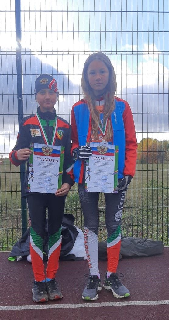 Сабина Баширова из Нурлата стала серебряным призером в соревнованиях по кроссу в Кукморском районе