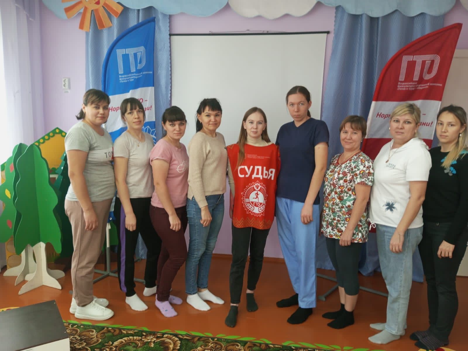 Воспитанники детского сада Нурлата приняли участие в сдаче нормативов ГТО