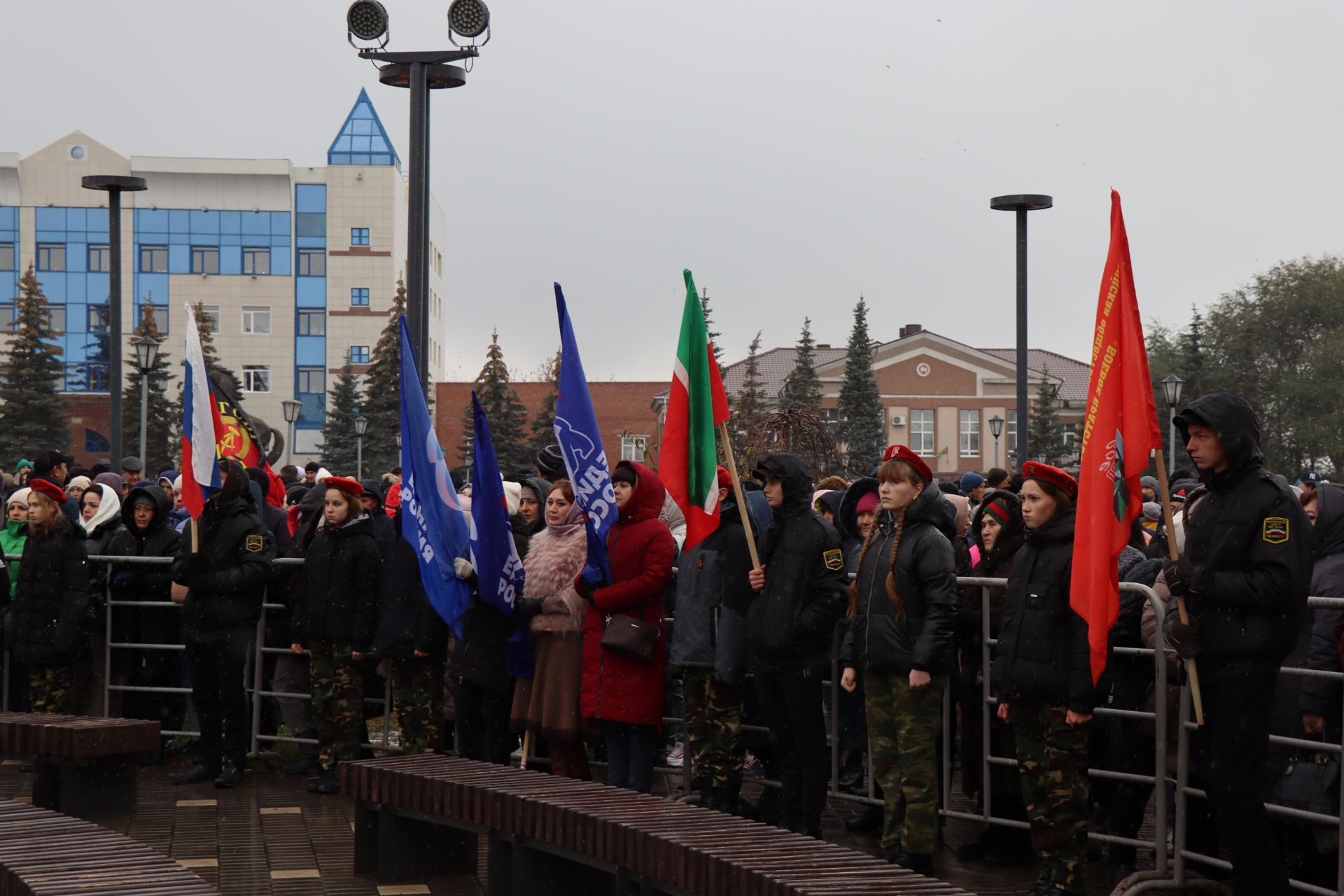 В Нурлате проводили мобилизованных на защиту рубежей Отечества