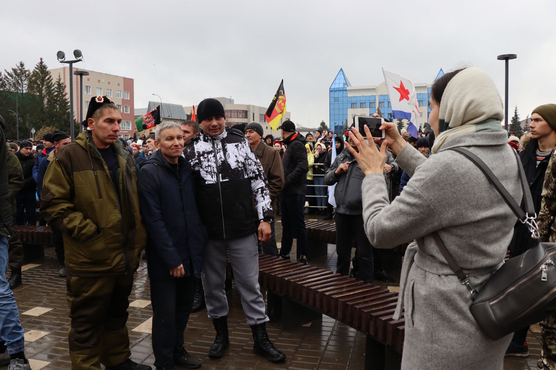 В Нурлате проводили мобилизованных на защиту рубежей Отечества