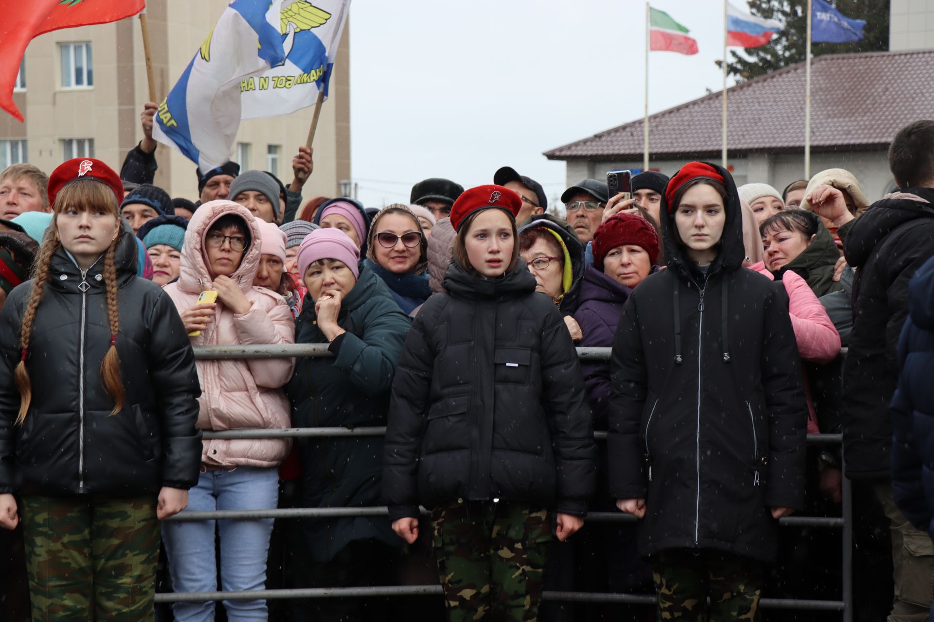 В Нурлате проводили мобилизованных на защиту рубежей Отечества