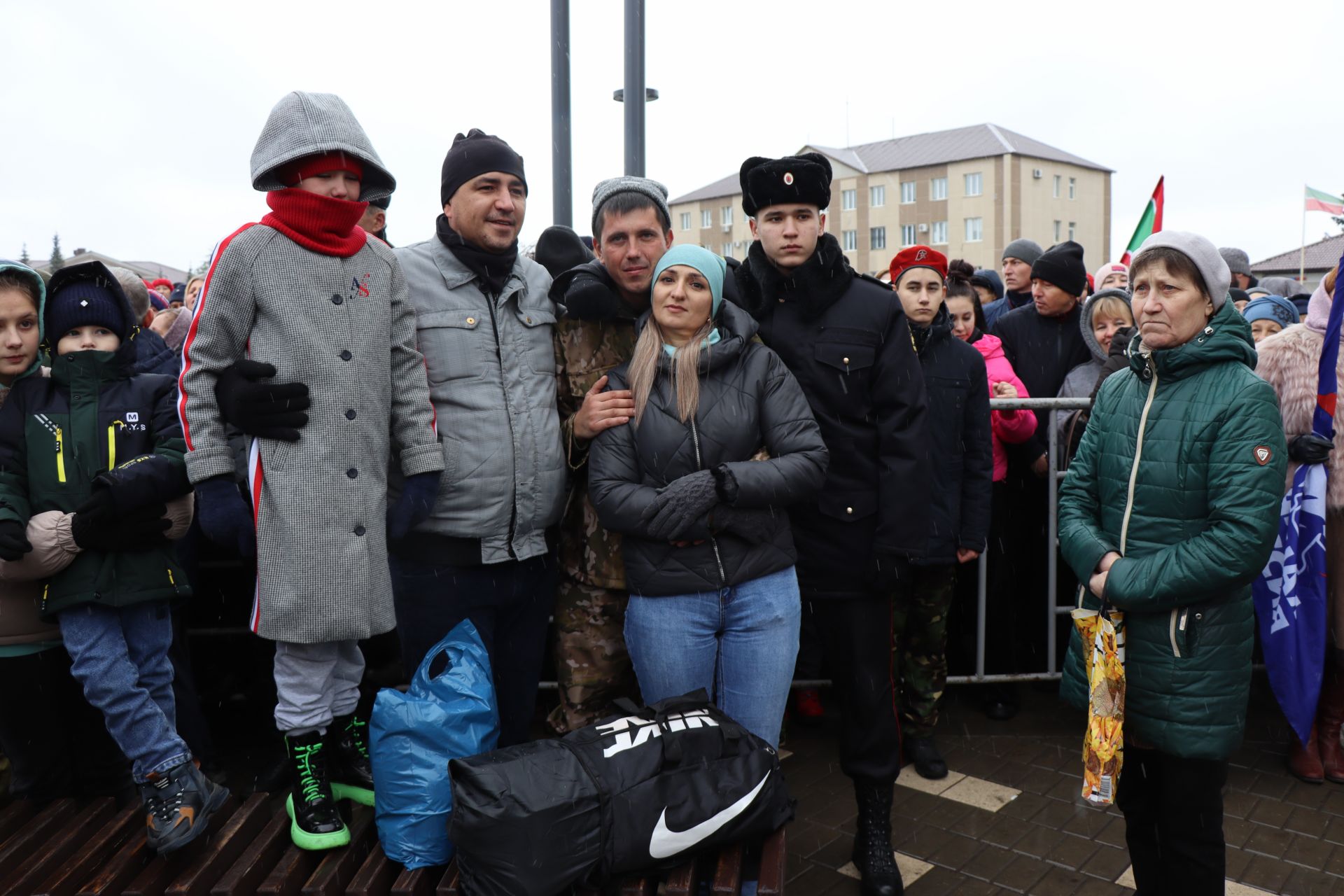 В Нурлате проводили мобилизованных на защиту рубежей Отечества