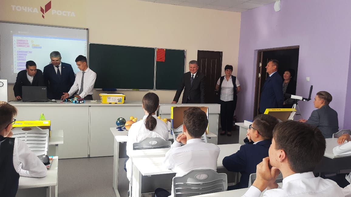 Нурлат с рабочим визитом посетил министр экологии Татарстана Александр Шадриков
