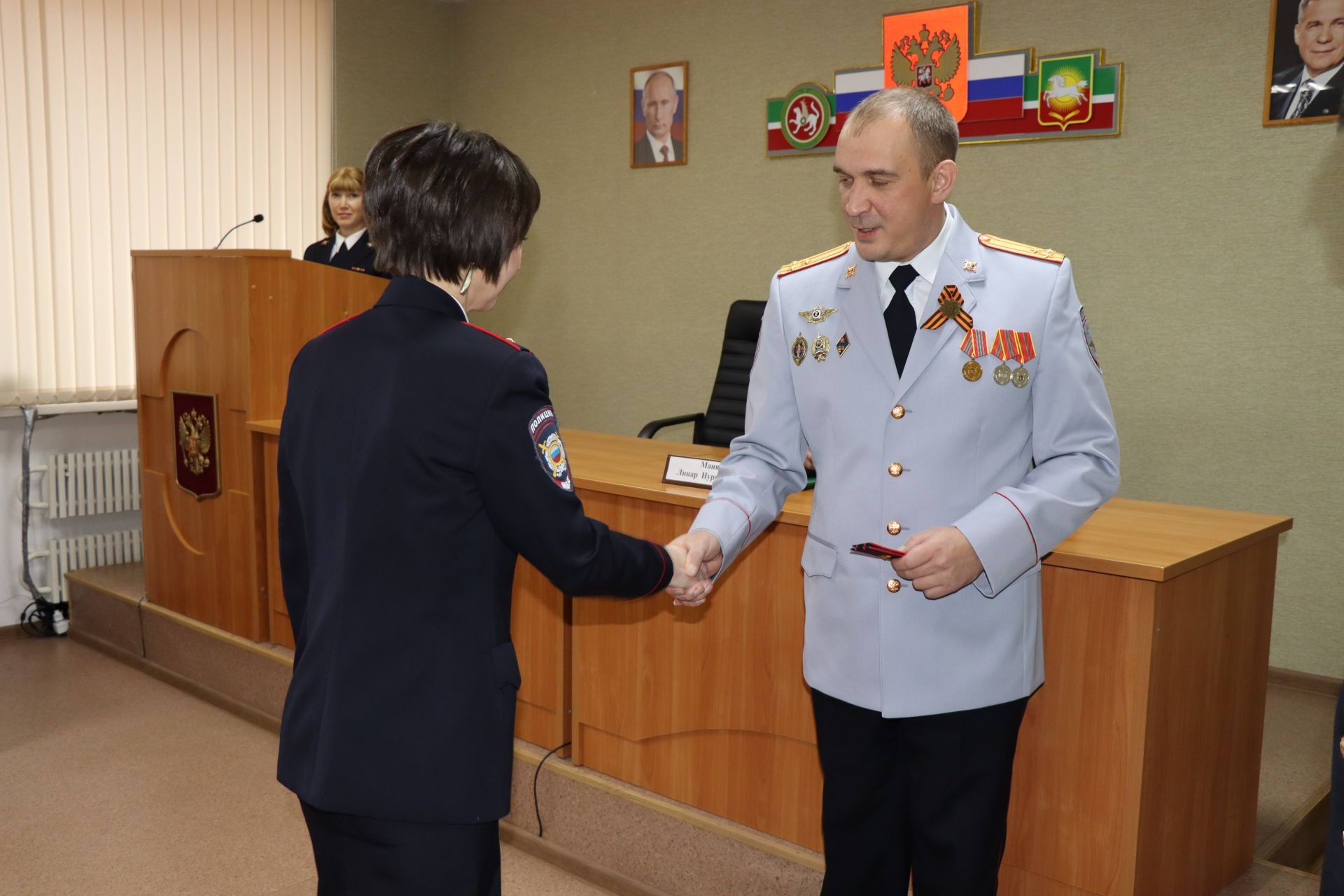 В Нурлате сотрудники отдела МВД России отмечают профессиональный праздник
