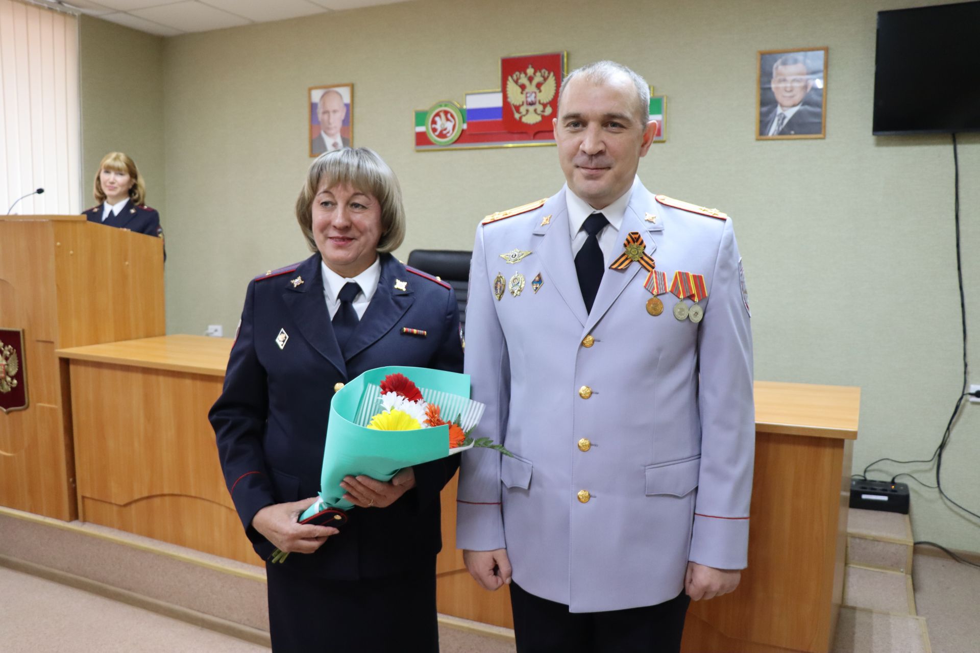 В Нурлате сотрудники отдела МВД России отмечают профессиональный праздник