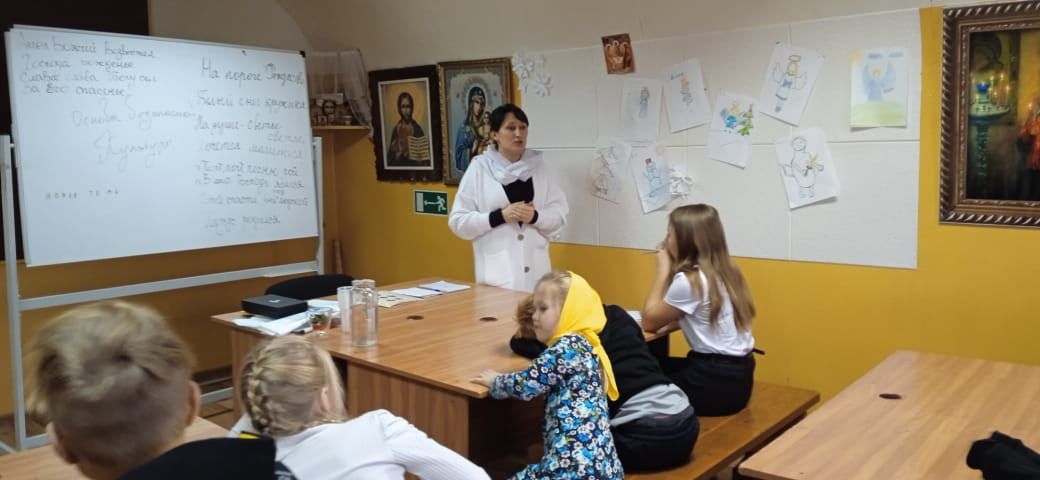 В нурлатском Ильинском храме прошло занятие воскресной школы
