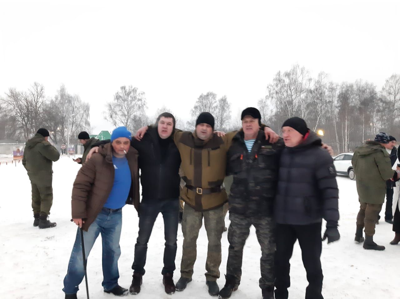 Нурлатцы в очередной раз навестили мобилизованных земляков в Казани