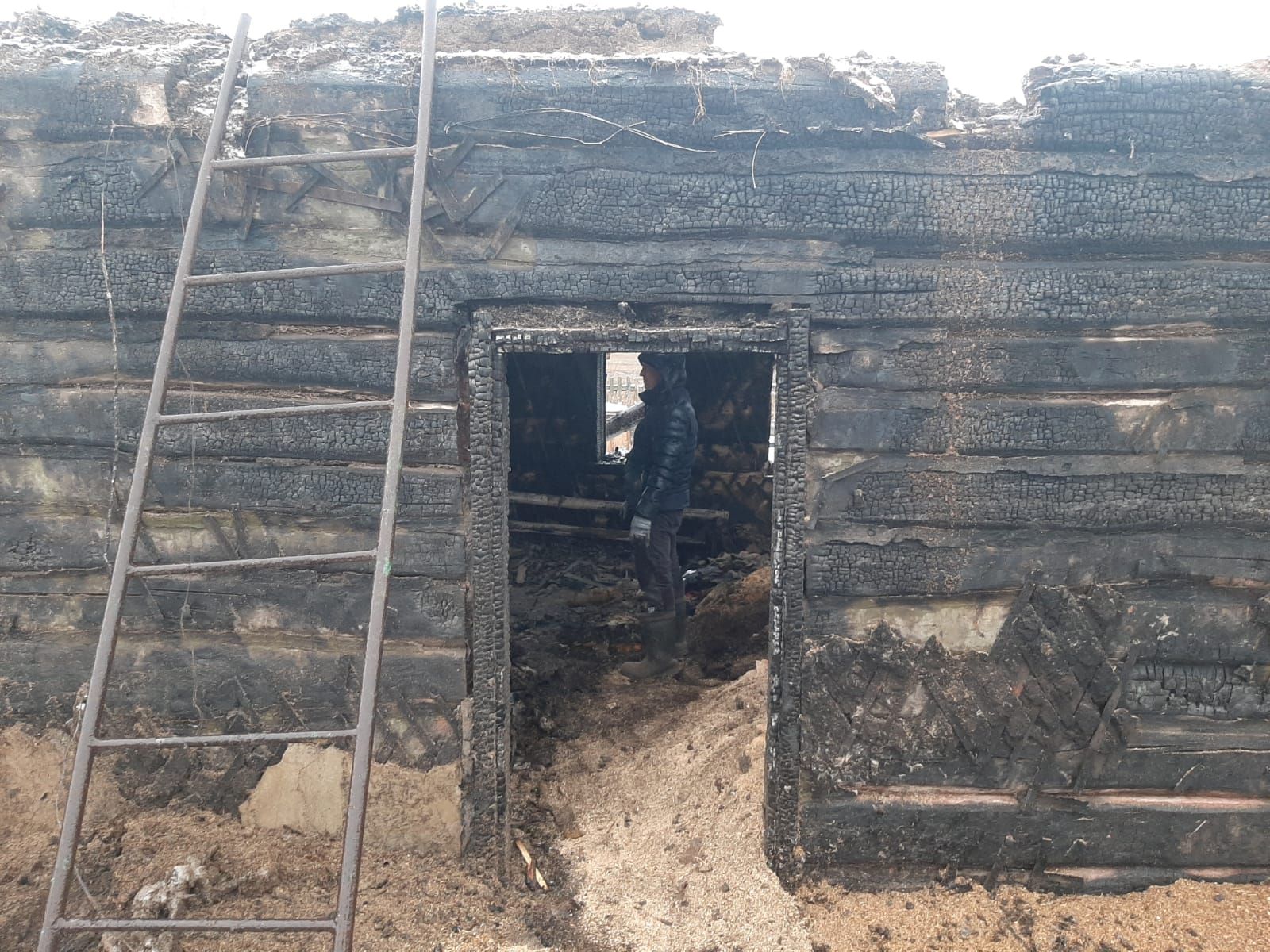 В Якушкине дом сгорел со всем имуществом