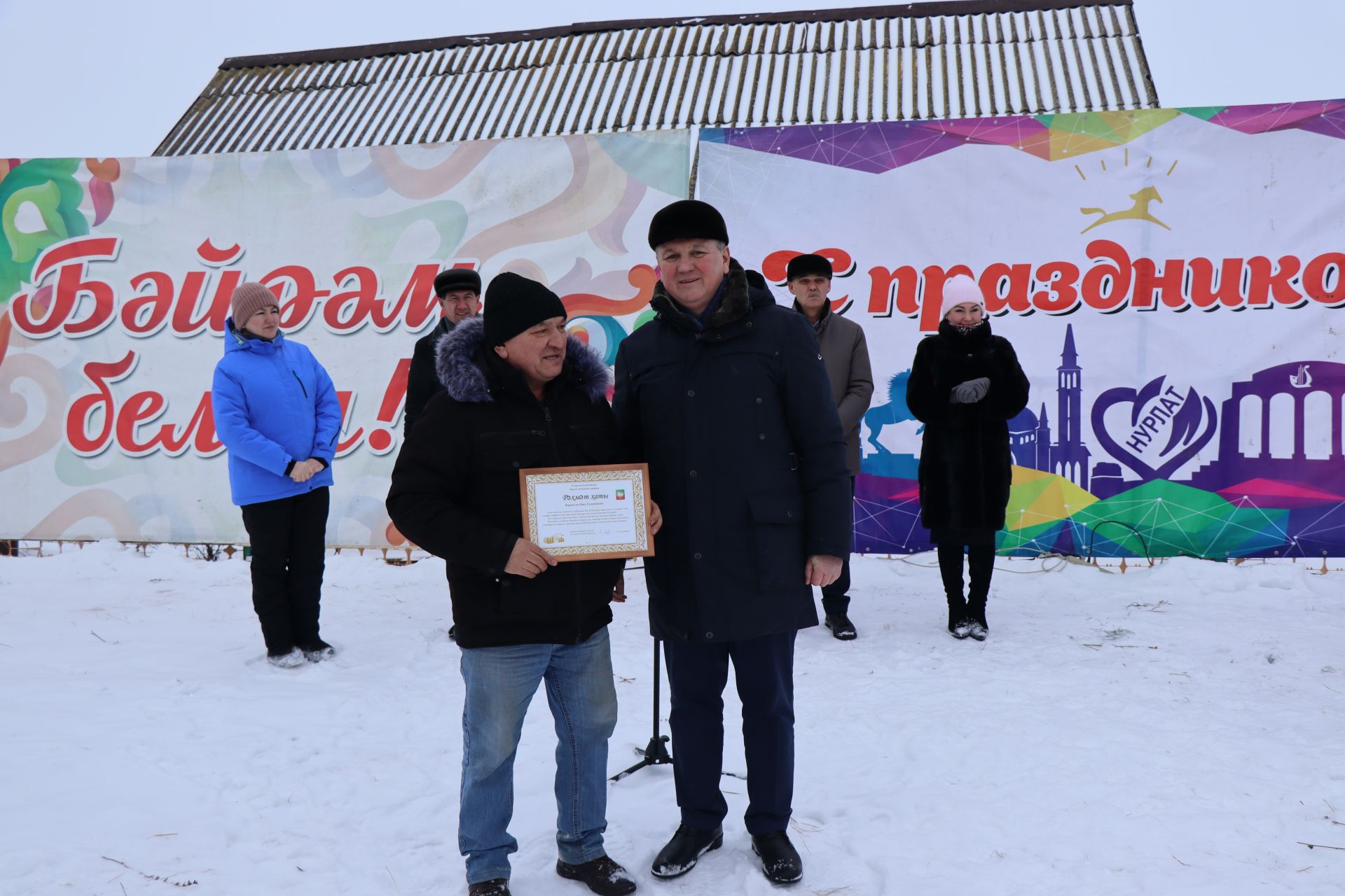 В Старом Иглайкине открыли водовод с родниковой водой