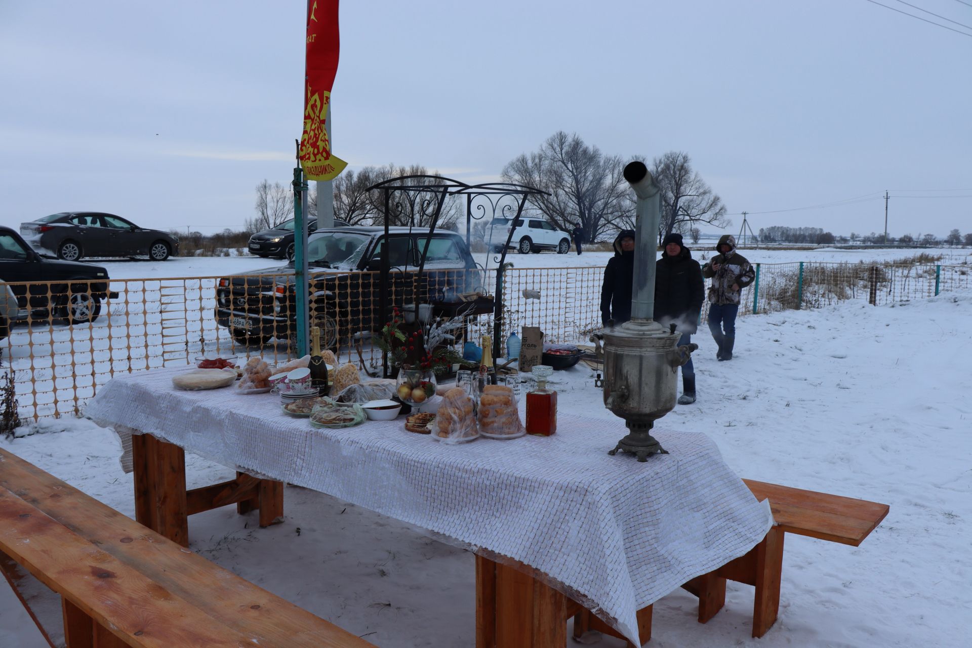 В Старом Иглайкине открыли водовод с родниковой водой