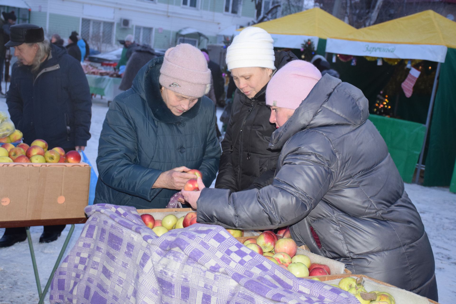 В Нурлате проходит предновогодняя ярмарка