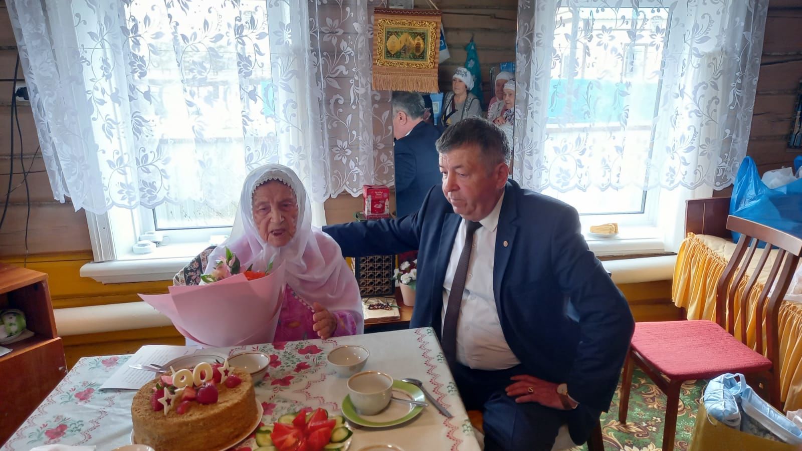 Жительница села Курманаево Зайтуня Ахметова отметила 90-летие