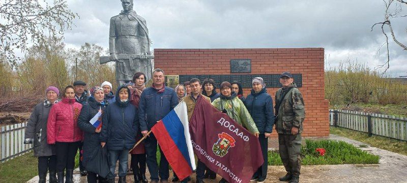 В Нурлатском районе организовали автопробег “По дорогам героев»