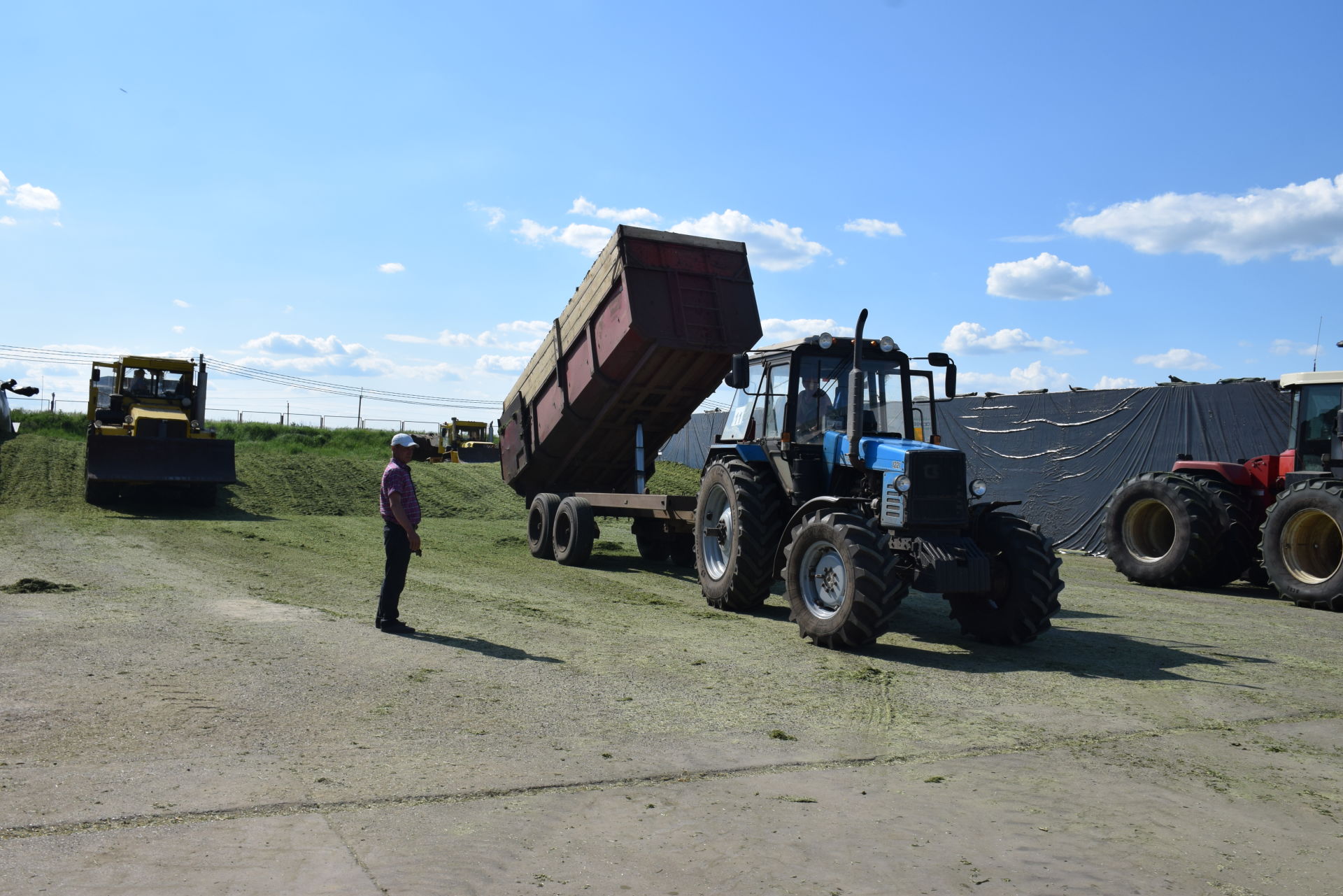 В агрофирме «Южная» Нурлатского района в полном разгаре идет заготовка кормов&nbsp;
