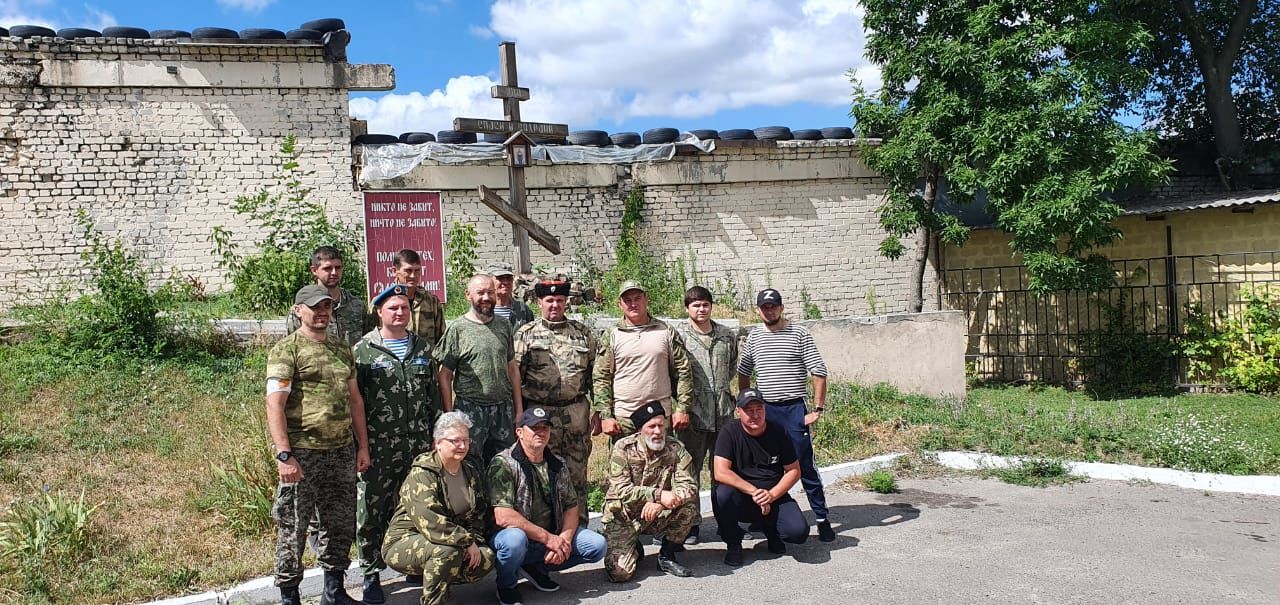 Представители Нурлатского боевого братства прибыли на Донбасс с гуманитарной помощью 