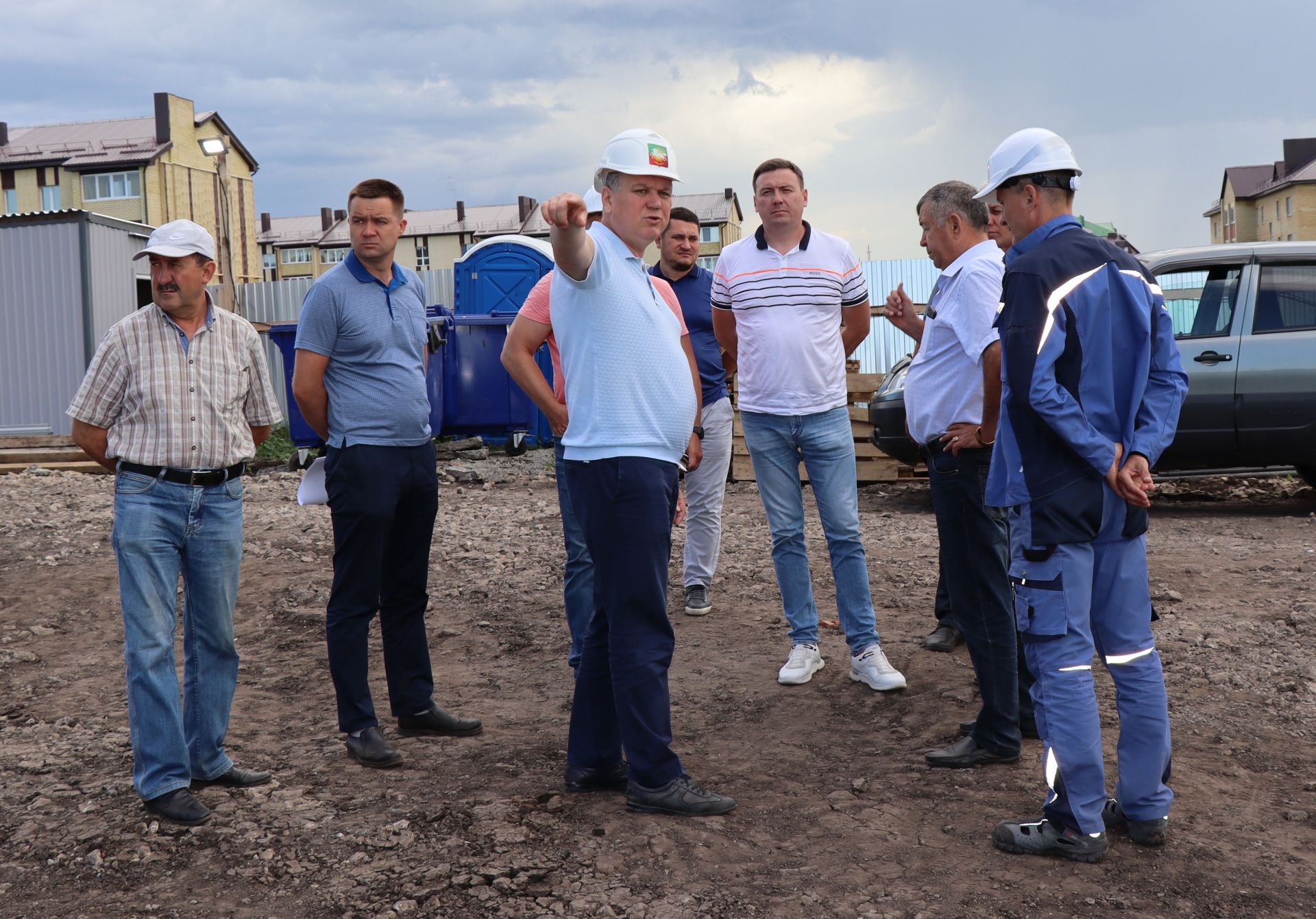 Строительство крытого футбольного манежа в городе Нурлат идет полным ходом