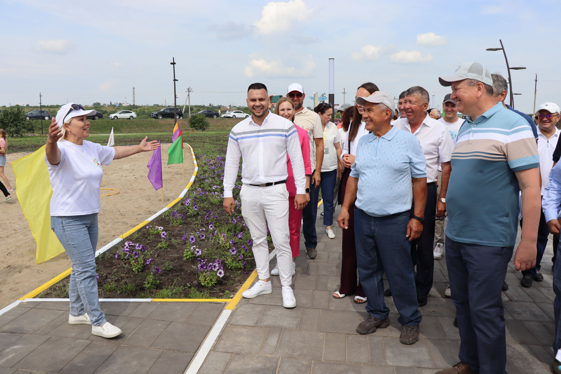 Президент Татарстана в Нурлате стал участником Дня Нептуна