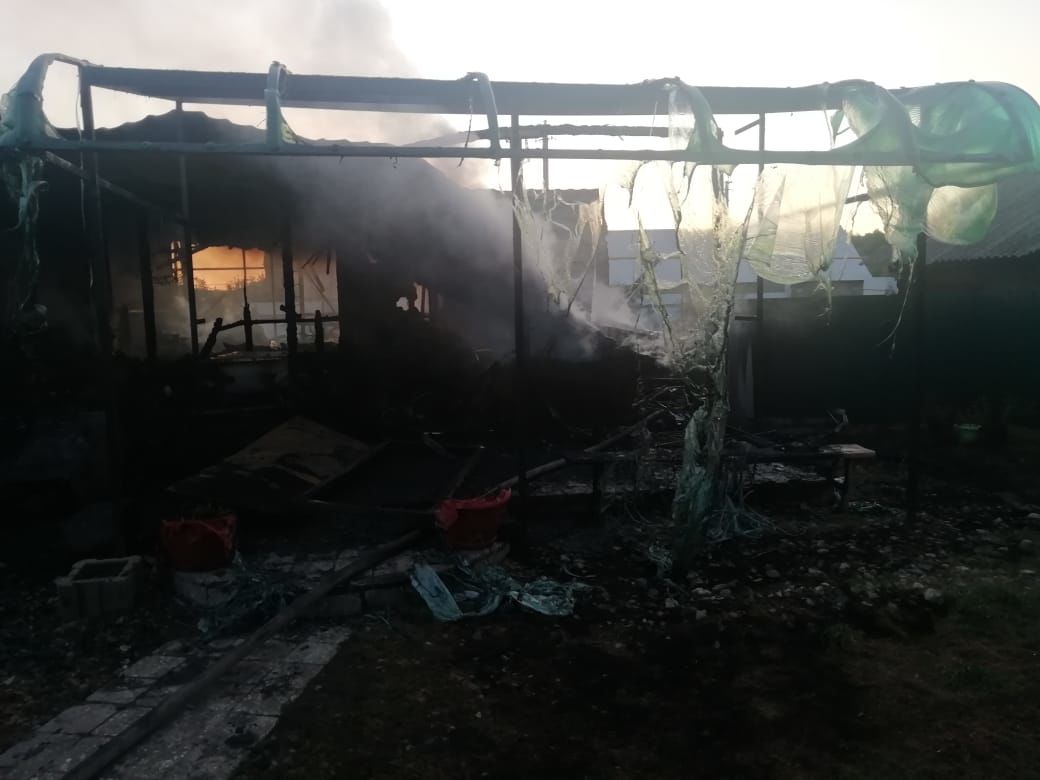 В Богдашкине сгорел жилой дом
