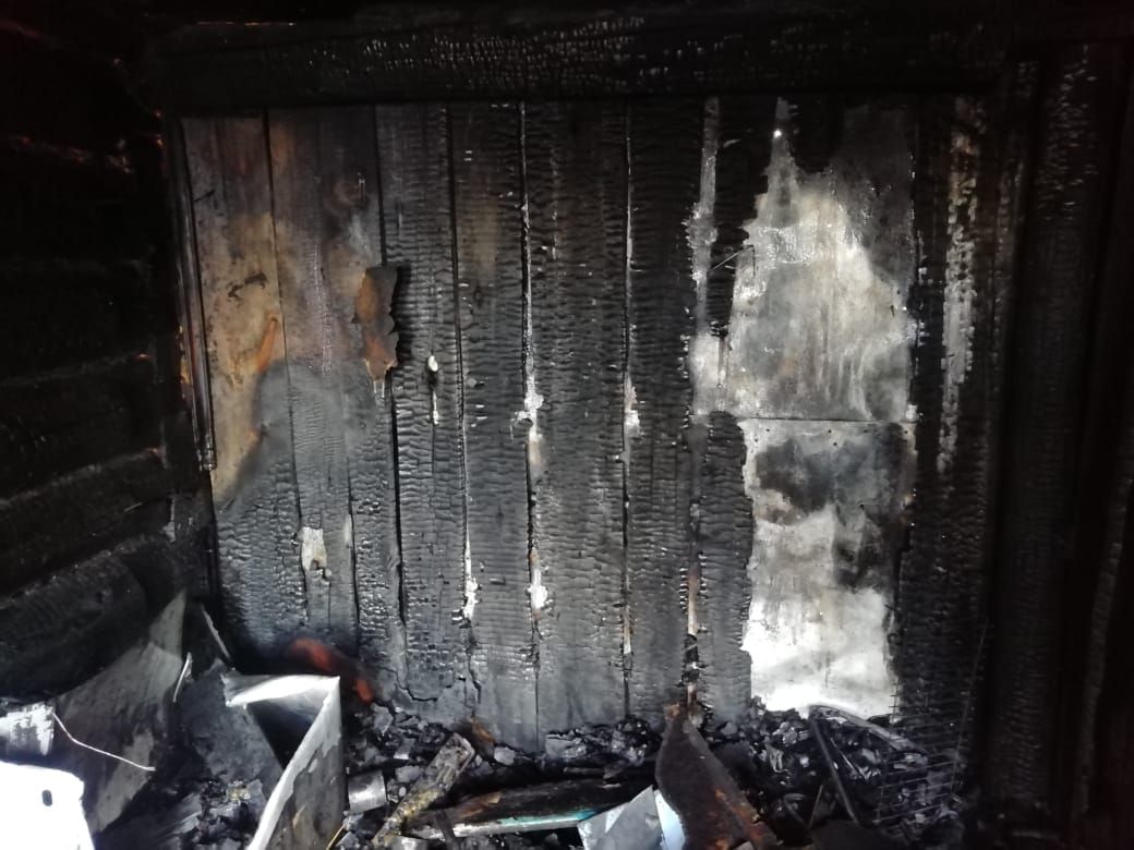 В Нурлатском районе сгорела еще одна баня