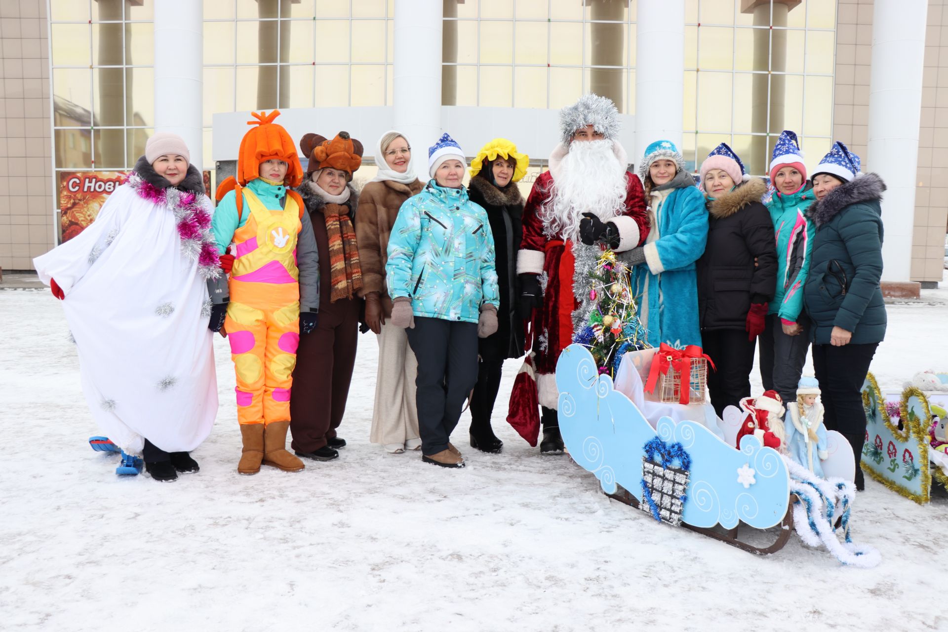 В Нурлате с размахом прошел фестиваль креативных санок «СаниFest»