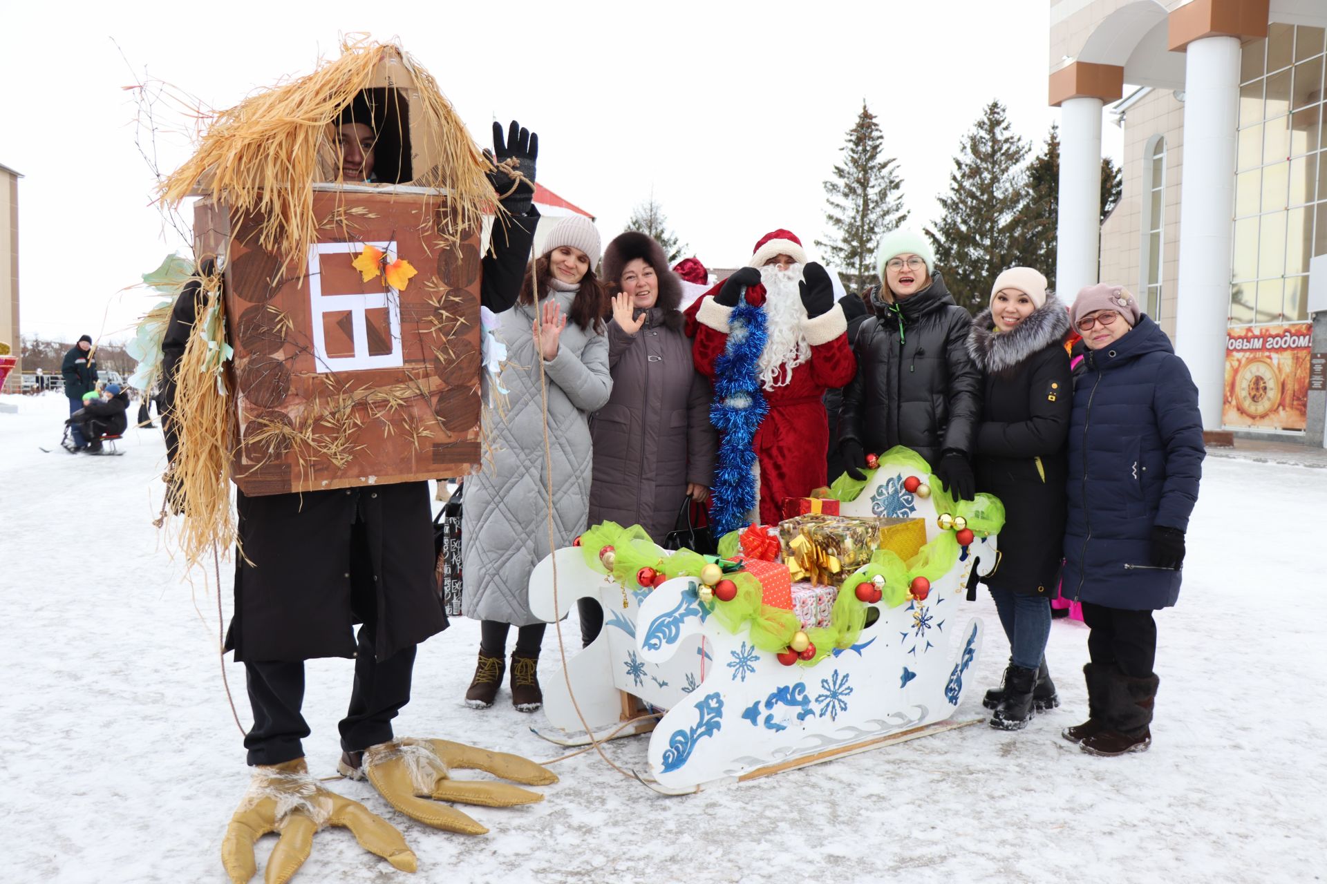 В Нурлате с размахом прошел фестиваль креативных санок «СаниFest»