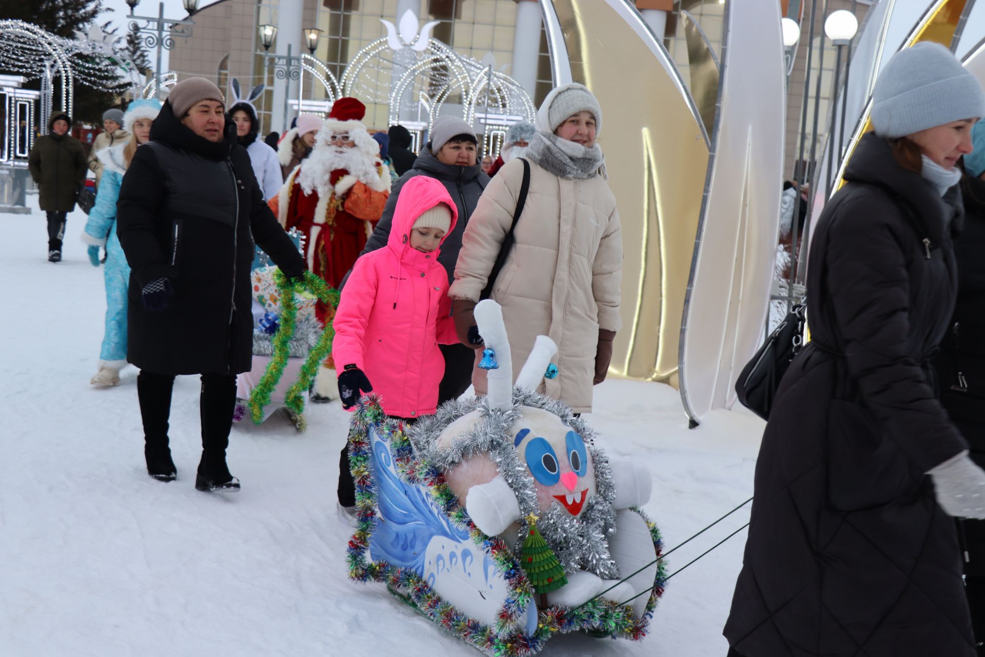 В Нурлате с размахом прошел фестиваль креативных санок «СаниFest»