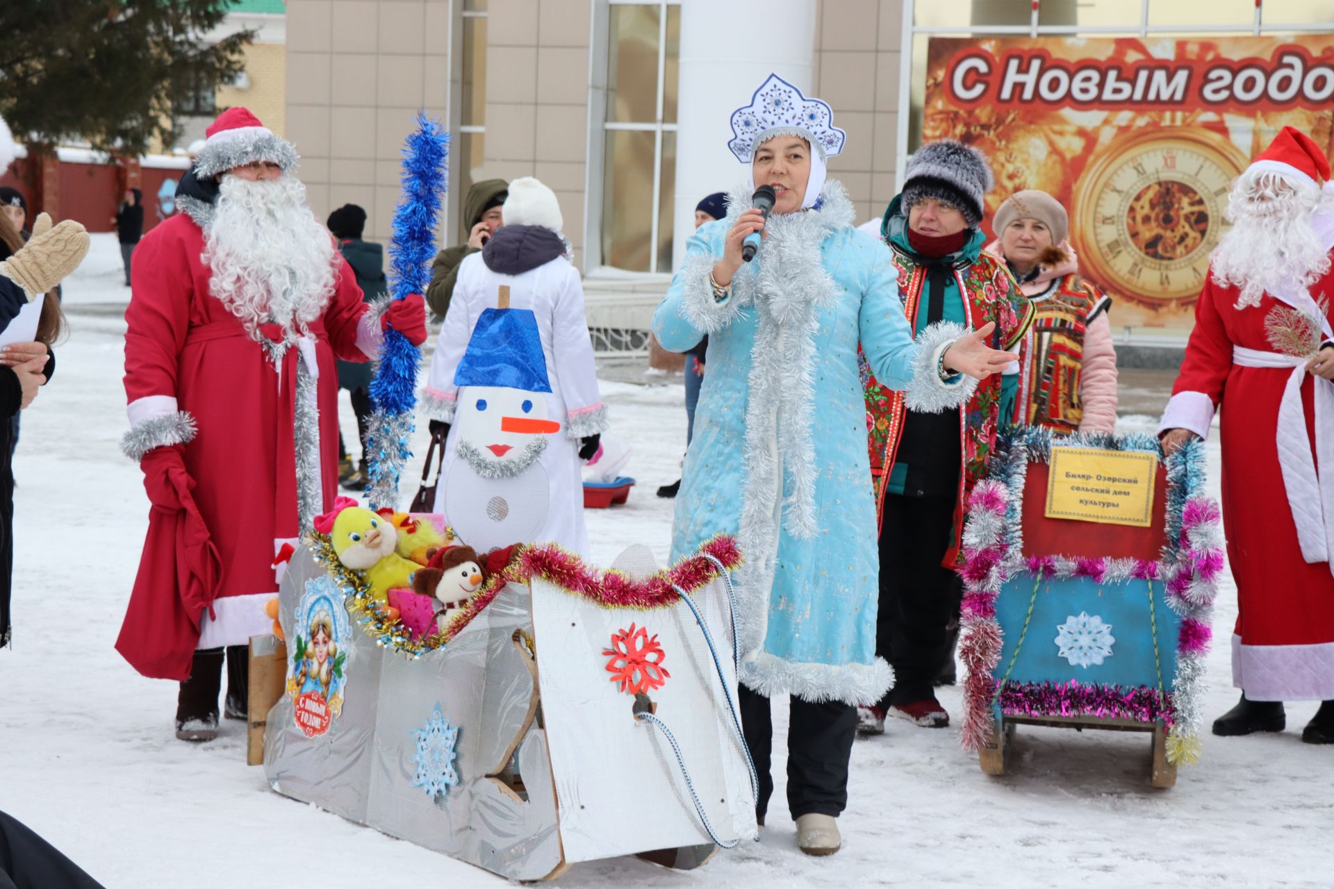 В Нурлате с размахом прошел фестиваль креативных санок «СаниFest»