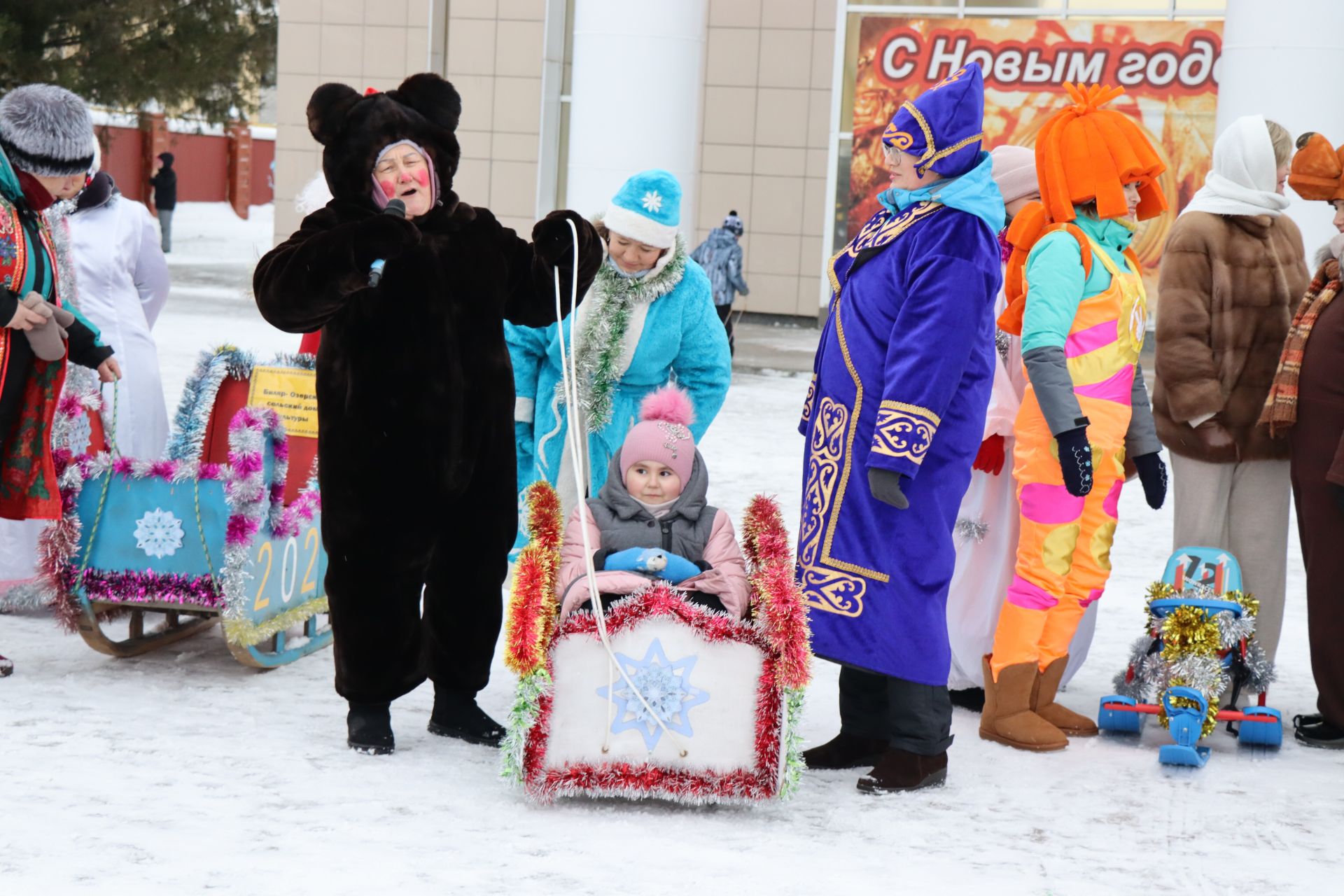 В Нурлате с размахом прошел фестиваль креативных санок «СаниFest»