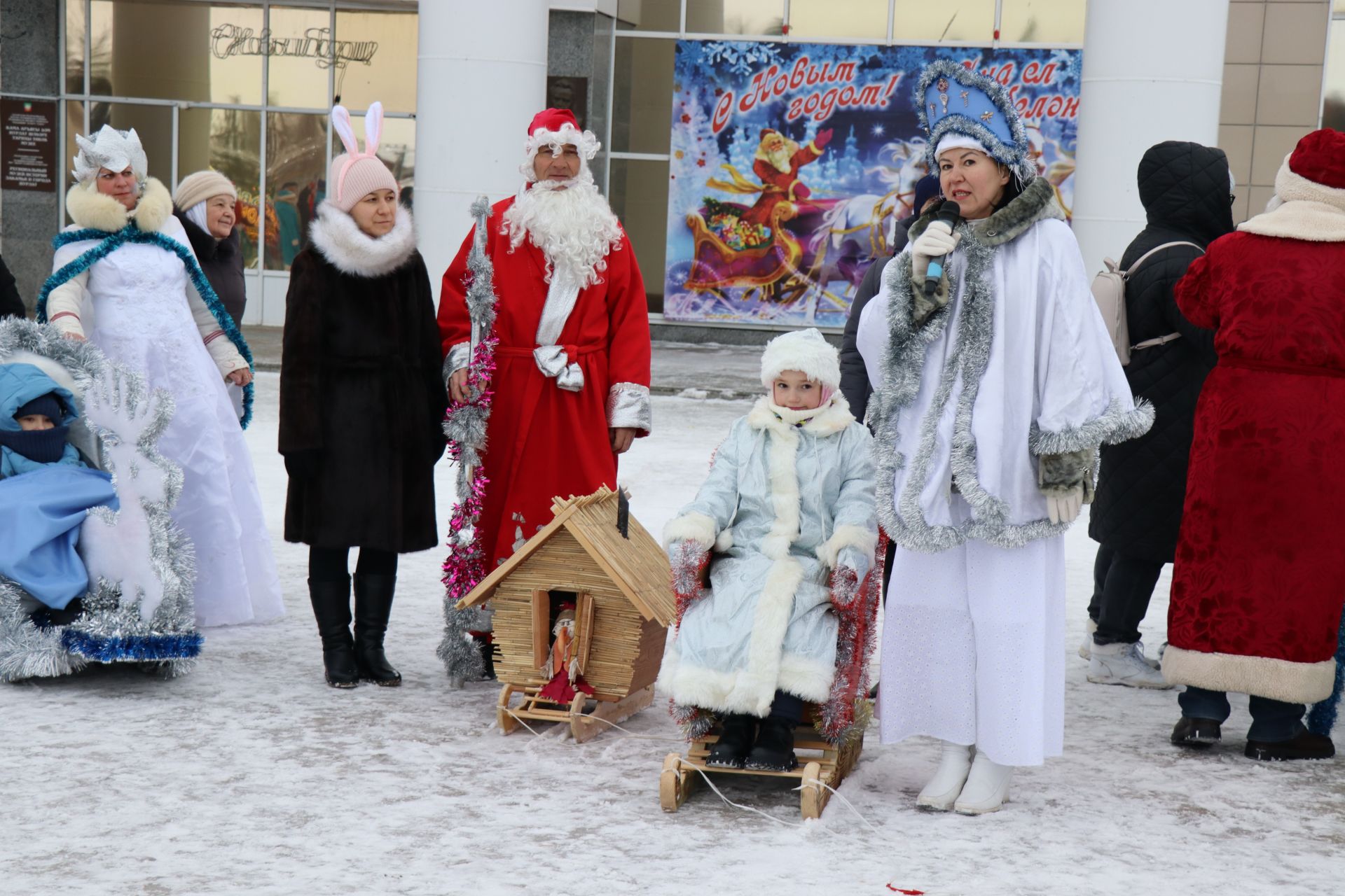 В Нурлате с размахом прошел фестиваль креативных санок «СаниFest»