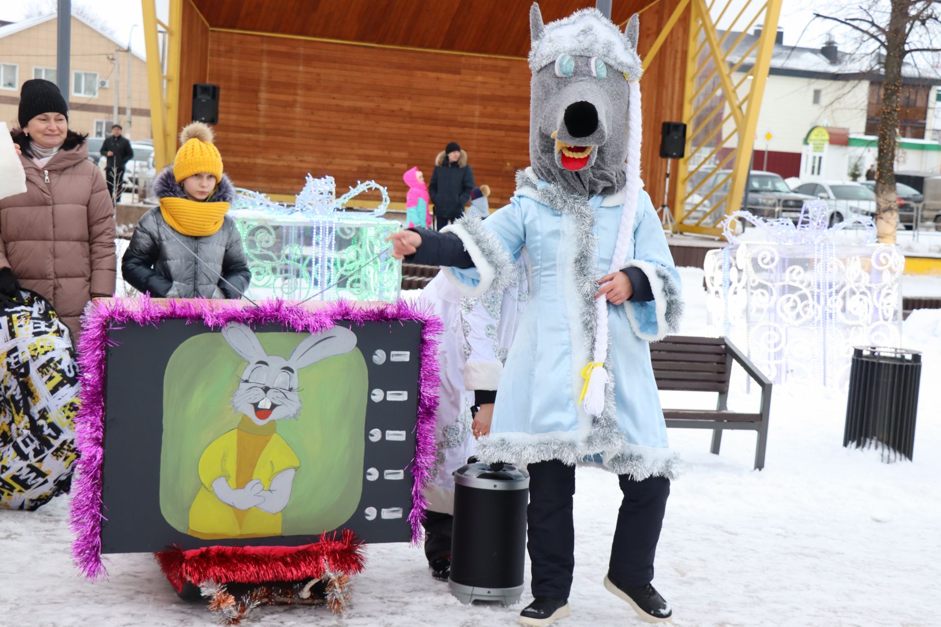 В Нурлате с размахом прошел фестиваль креативных санок «СаниFest»