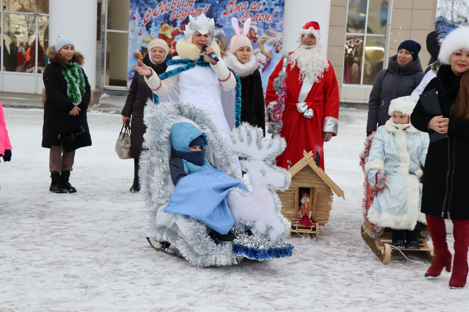 В Нурлате с размахом прошел фестиваль креативных санок «СаниFest»