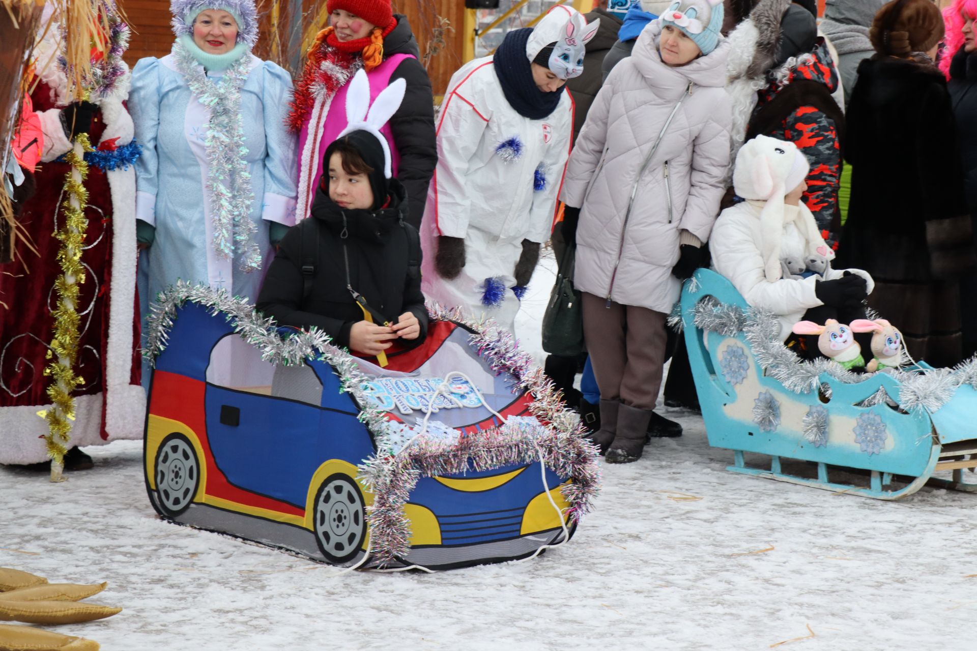 В Нурлате с размахом прошел фестиваль креативных санок «СаниFest»