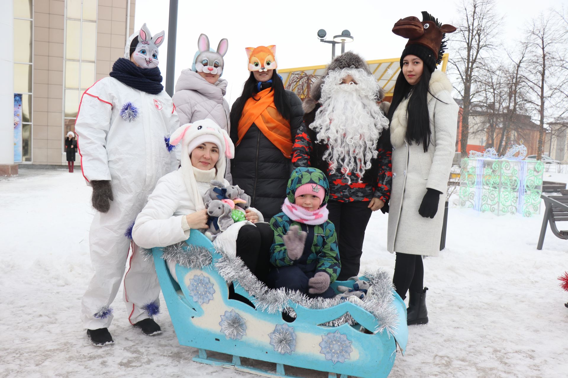 В Нурлате с размахом прошел фестиваль креативных санок «СаниFest»