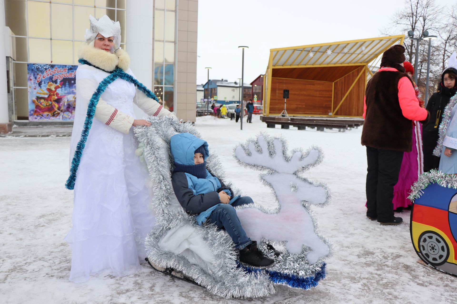 В Нурлате с размахом прошел фестиваль креативных санок «СаниFest»