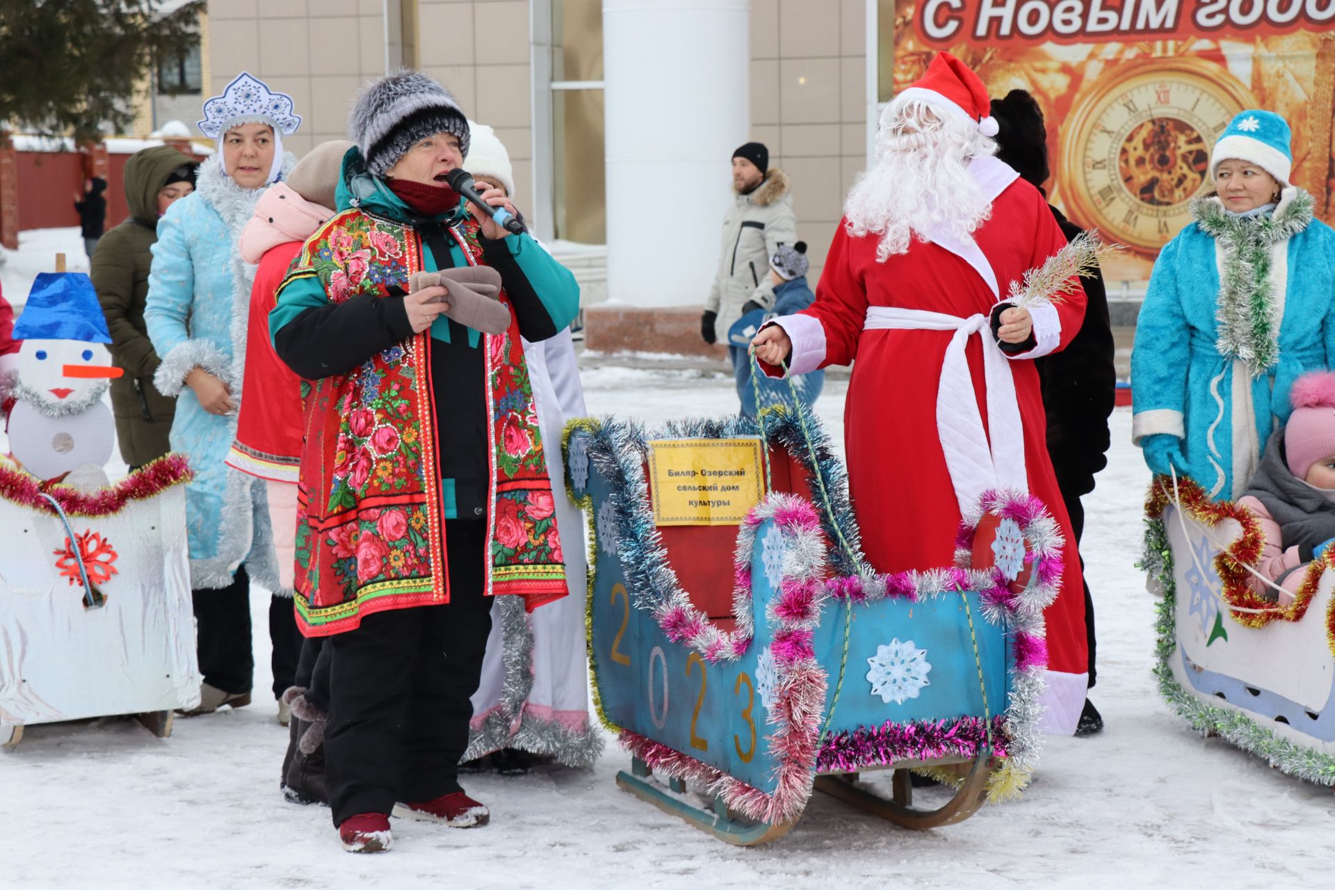 В Нурлате с размахом прошел фестиваль креативных санок «СаниFest»