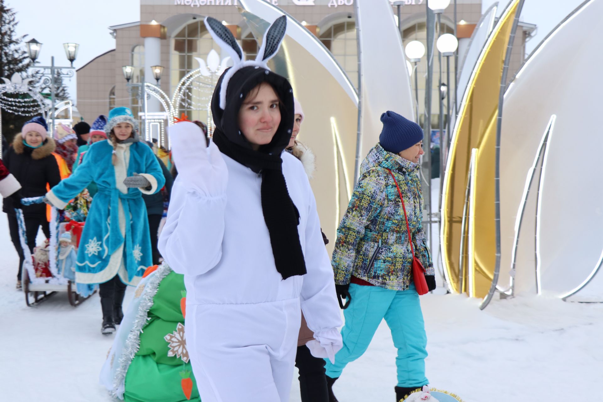 В Нурлате с размахом прошел фестиваль креативных санок «СаниFest»