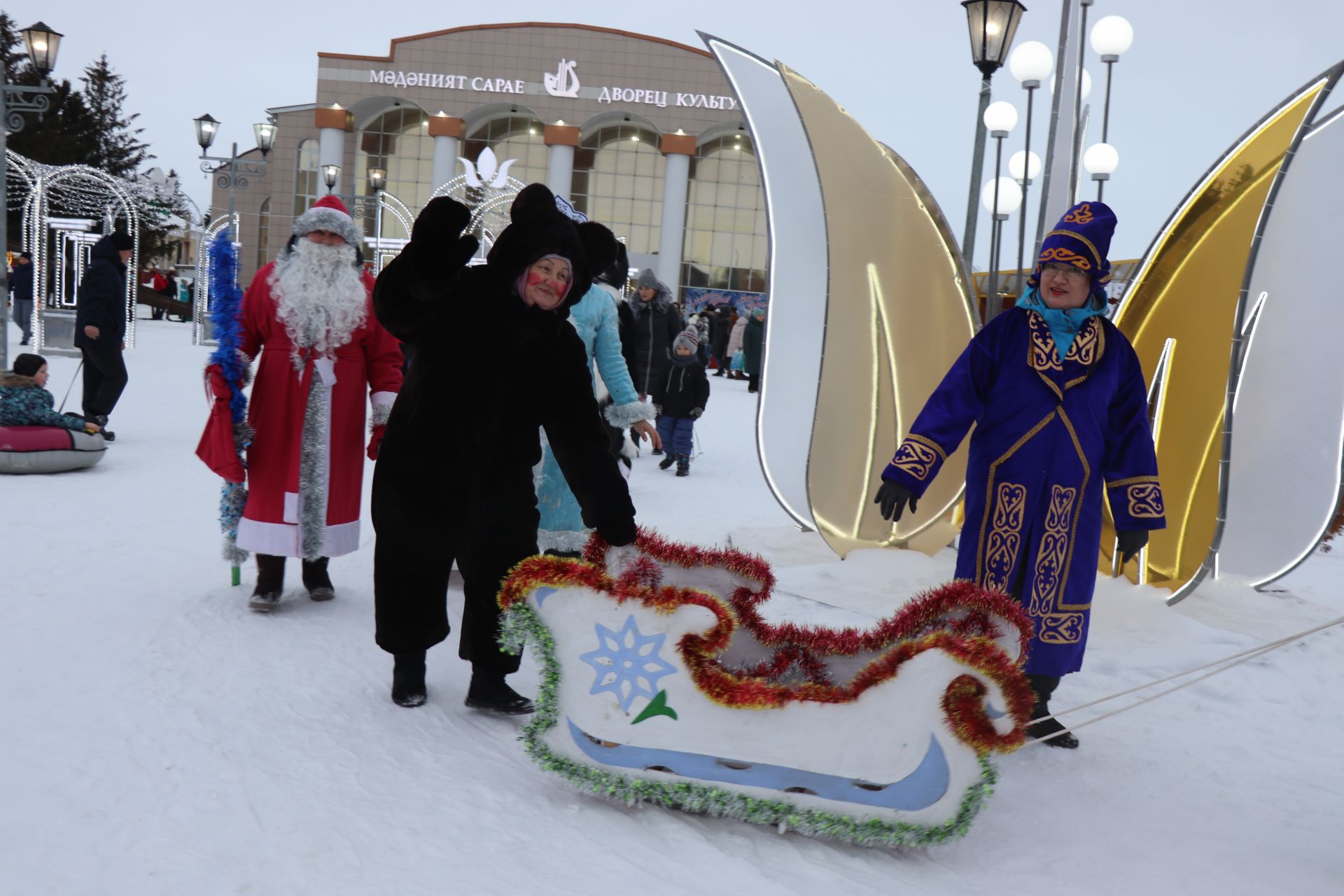 В Нурлате с размахом прошел фестиваль креативных санок «СаниFest»