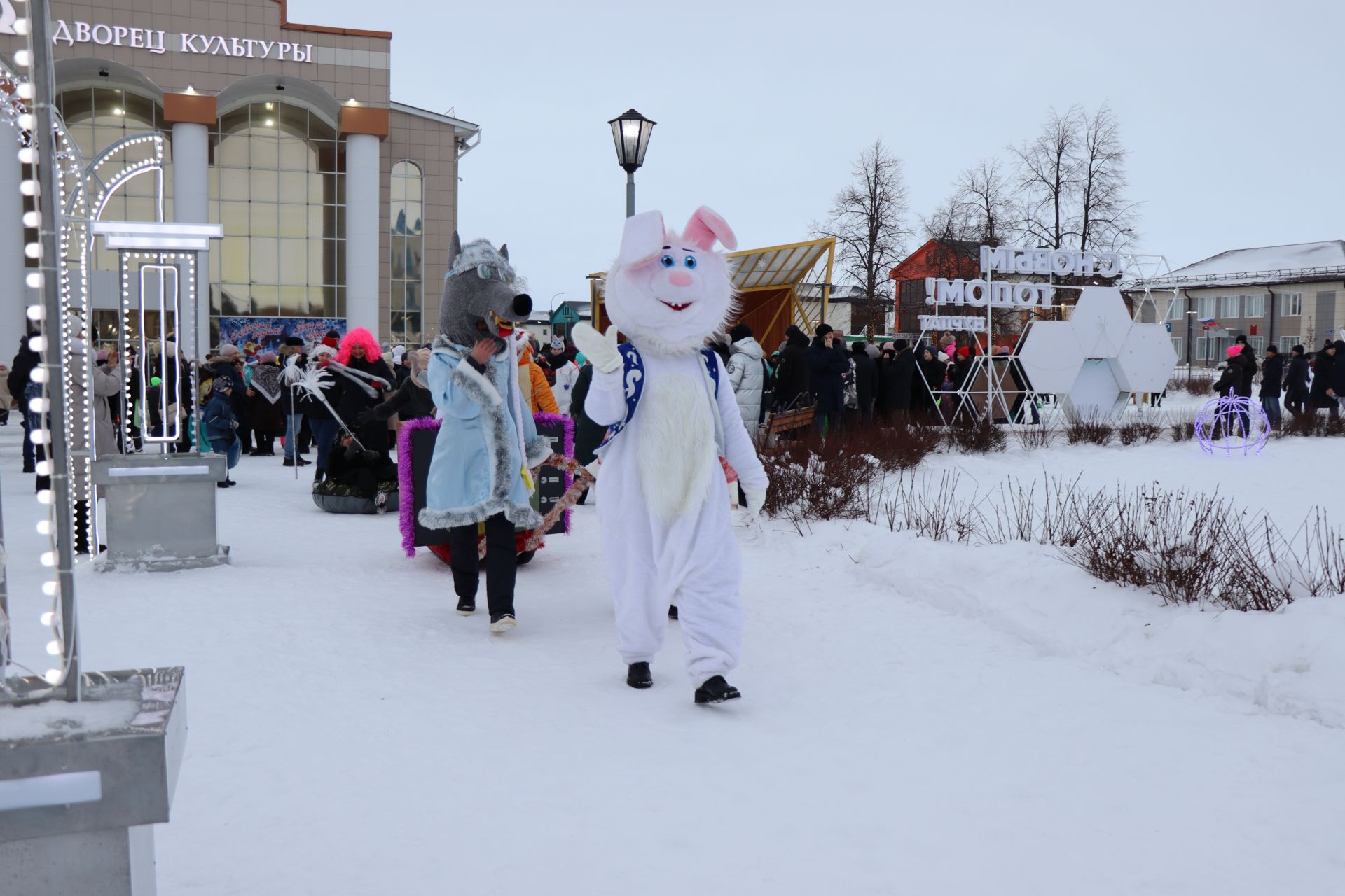 В Нурлате с размахом прошел фестиваль креативных санок «СаниFest»