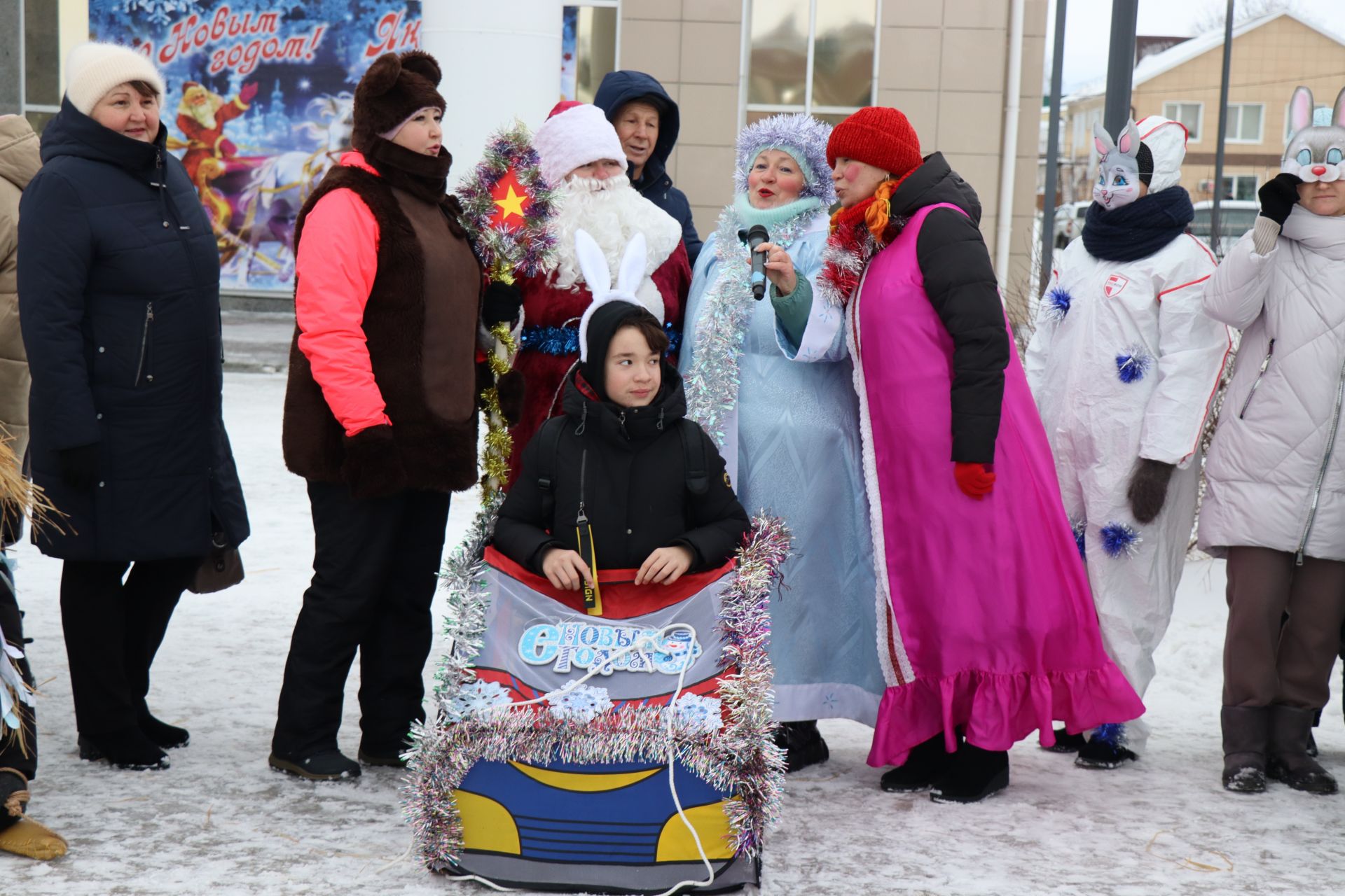 В Нурлате с размахом прошел фестиваль креативных санок «СаниFest»