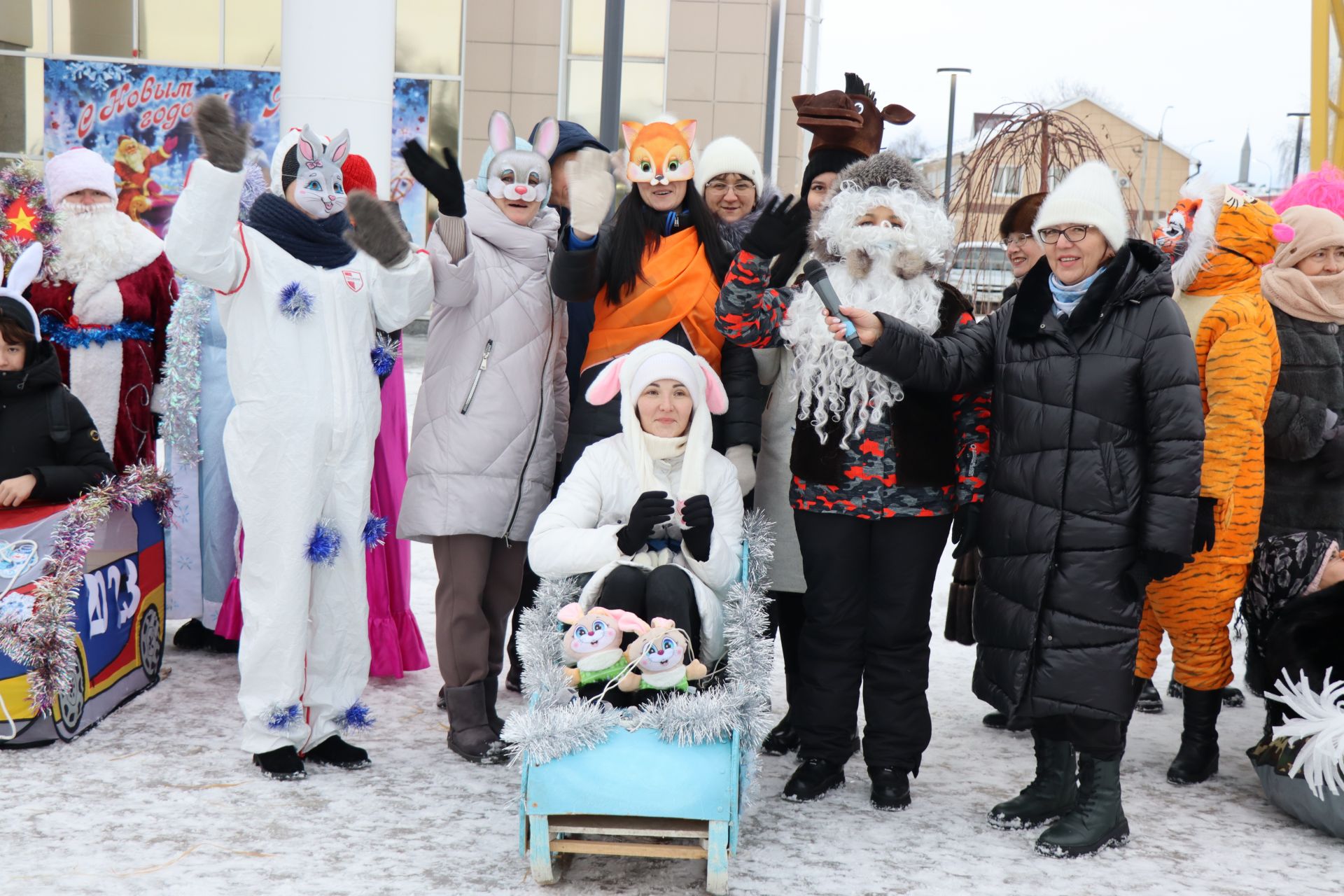 В Нурлате с размахом прошел фестиваль креативных санок «СаниFest»