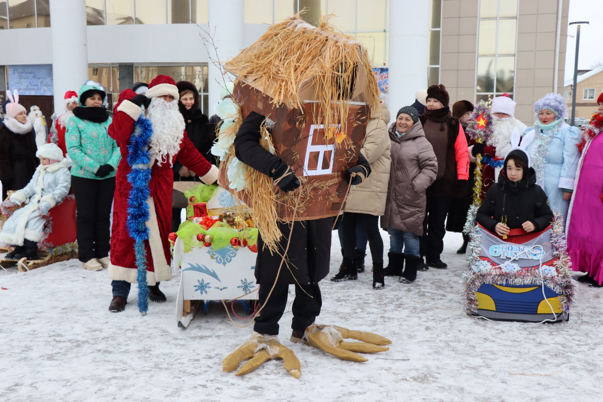 В Нурлате с размахом прошел фестиваль креативных санок «СаниFest»