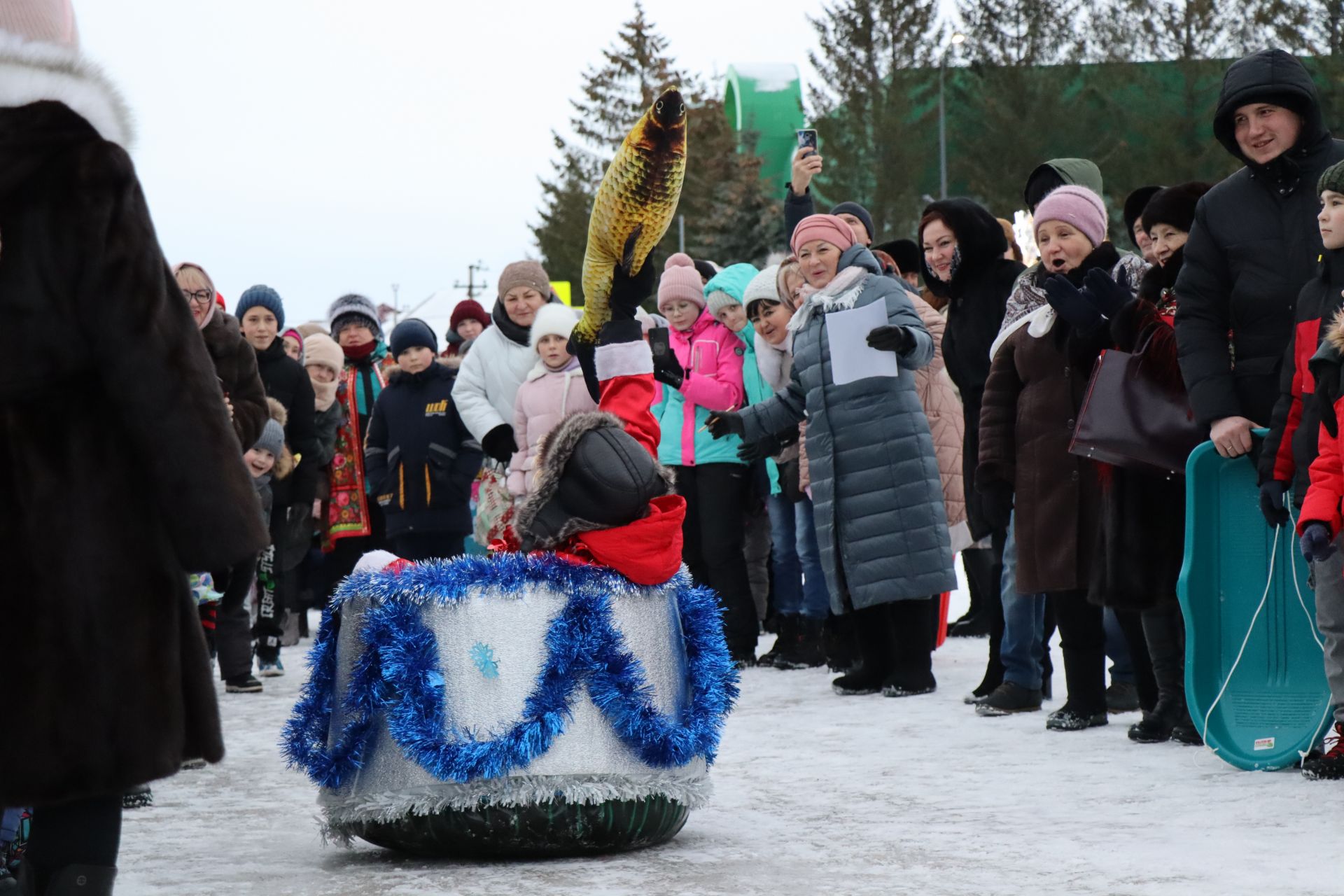 В Нурлате с размахом прошел фестиваль креативных санок «СаниFest»